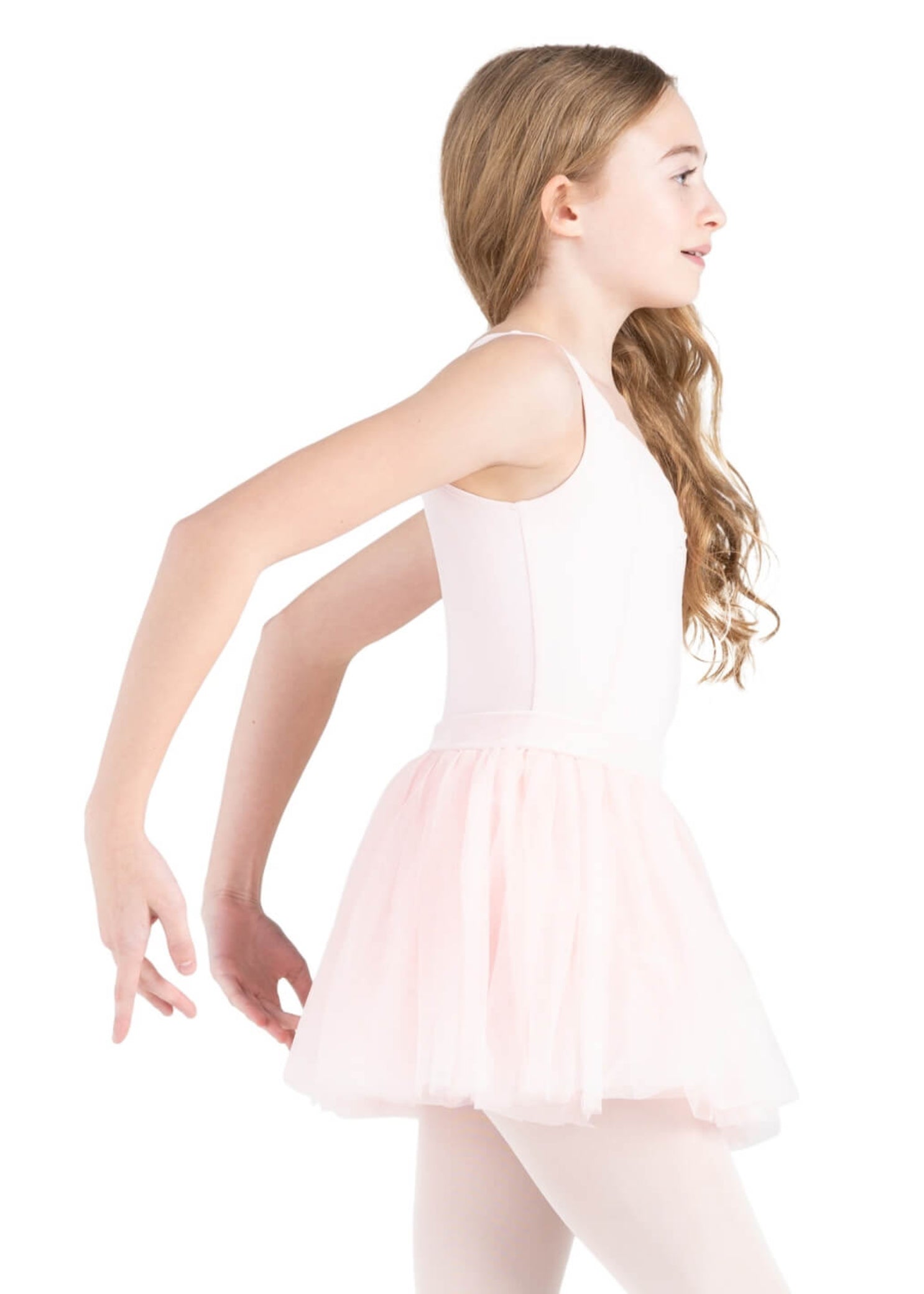 Genevieve Dress Pink side view