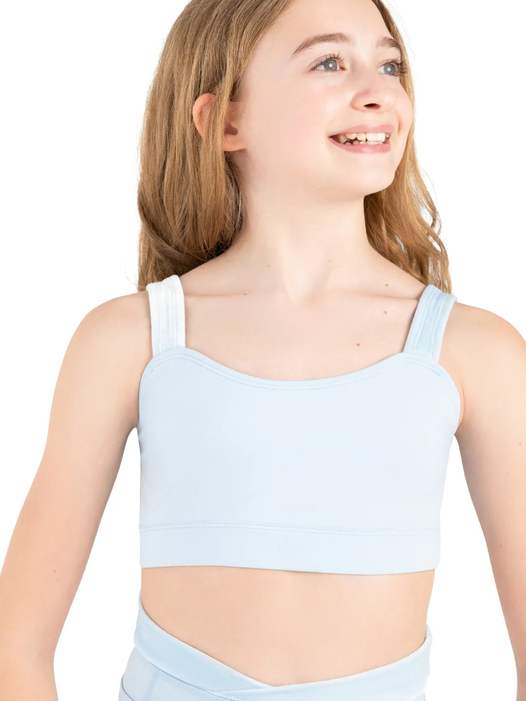 Catherine Top Light Blue front view