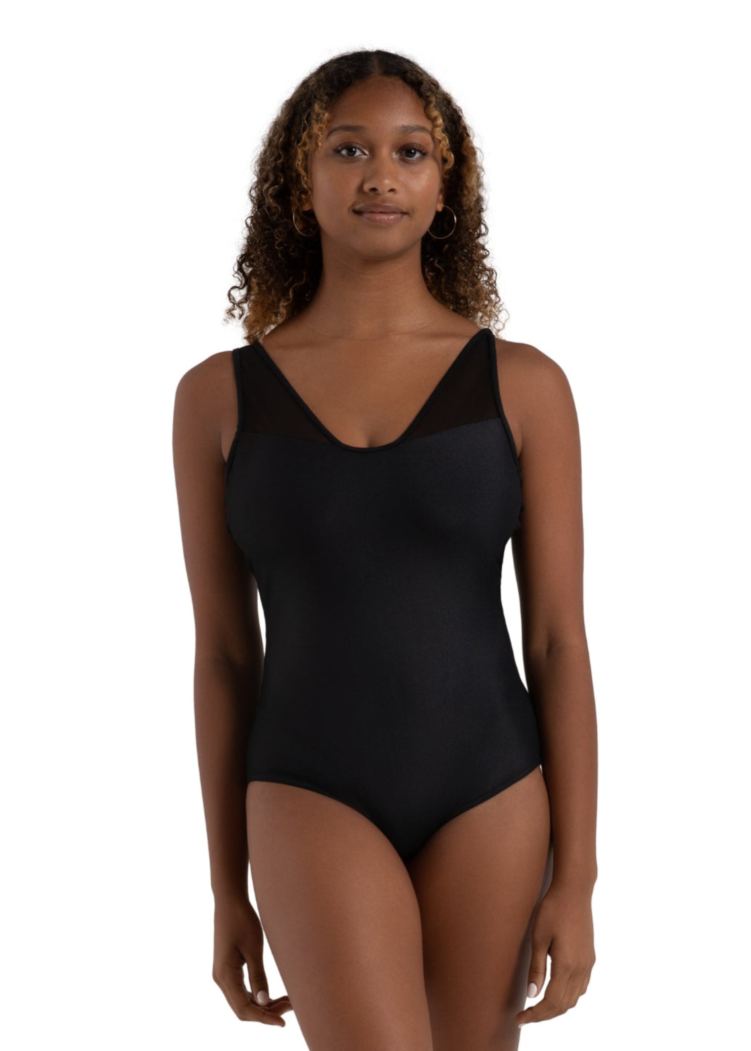 Luisa Leotard Black front view
