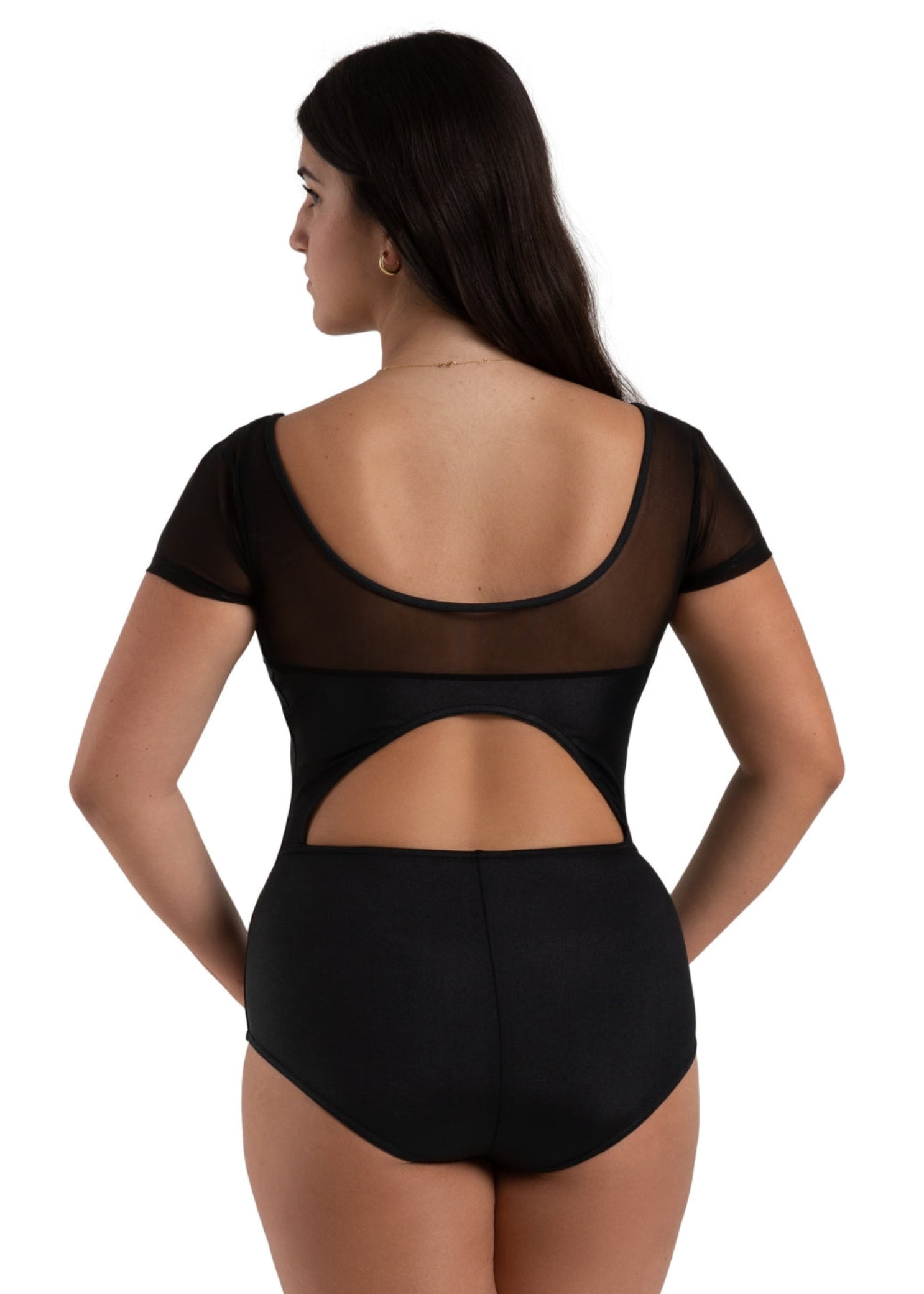 Chryssa Leotard Black back view