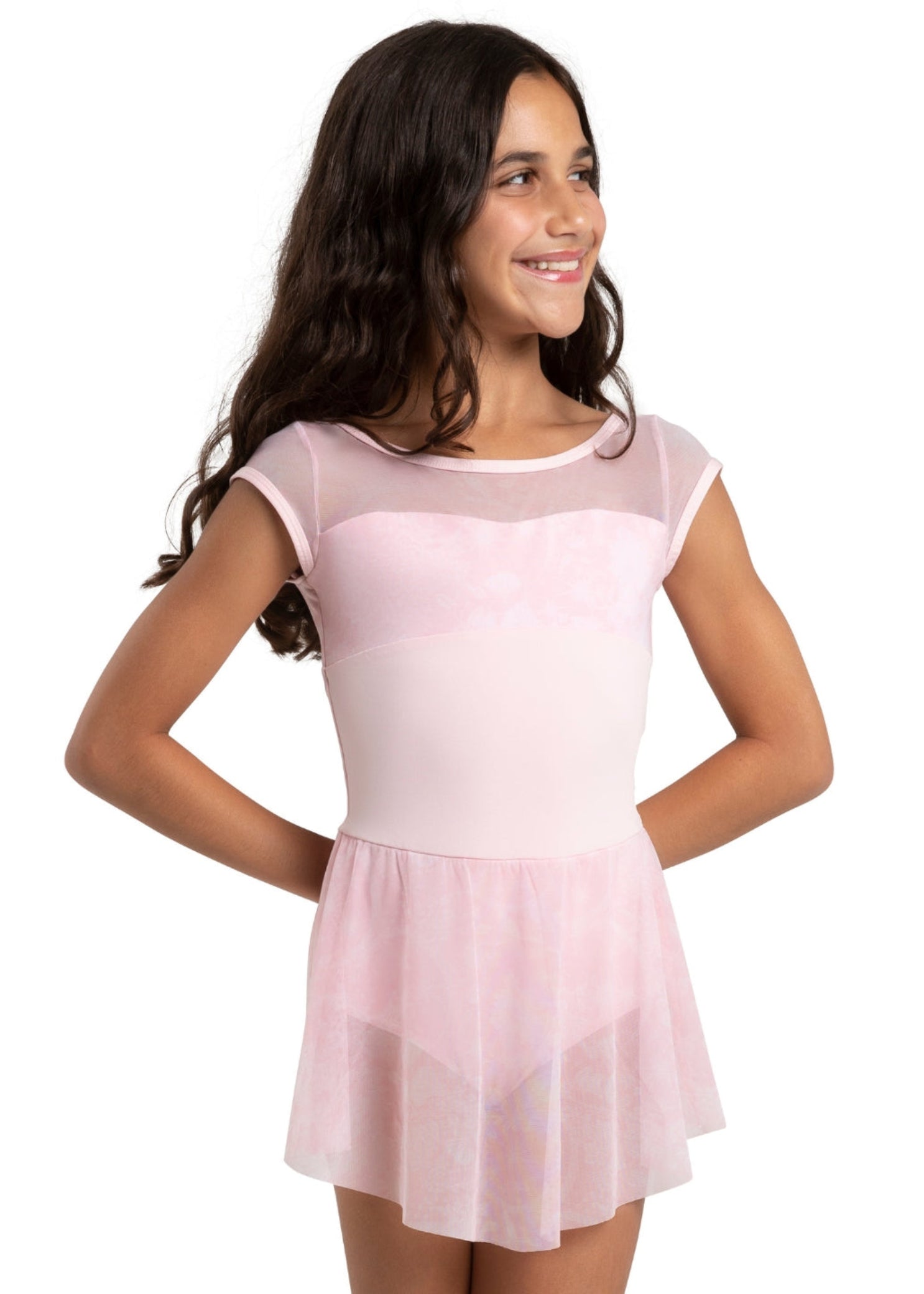 Opal Dress Pink front view
