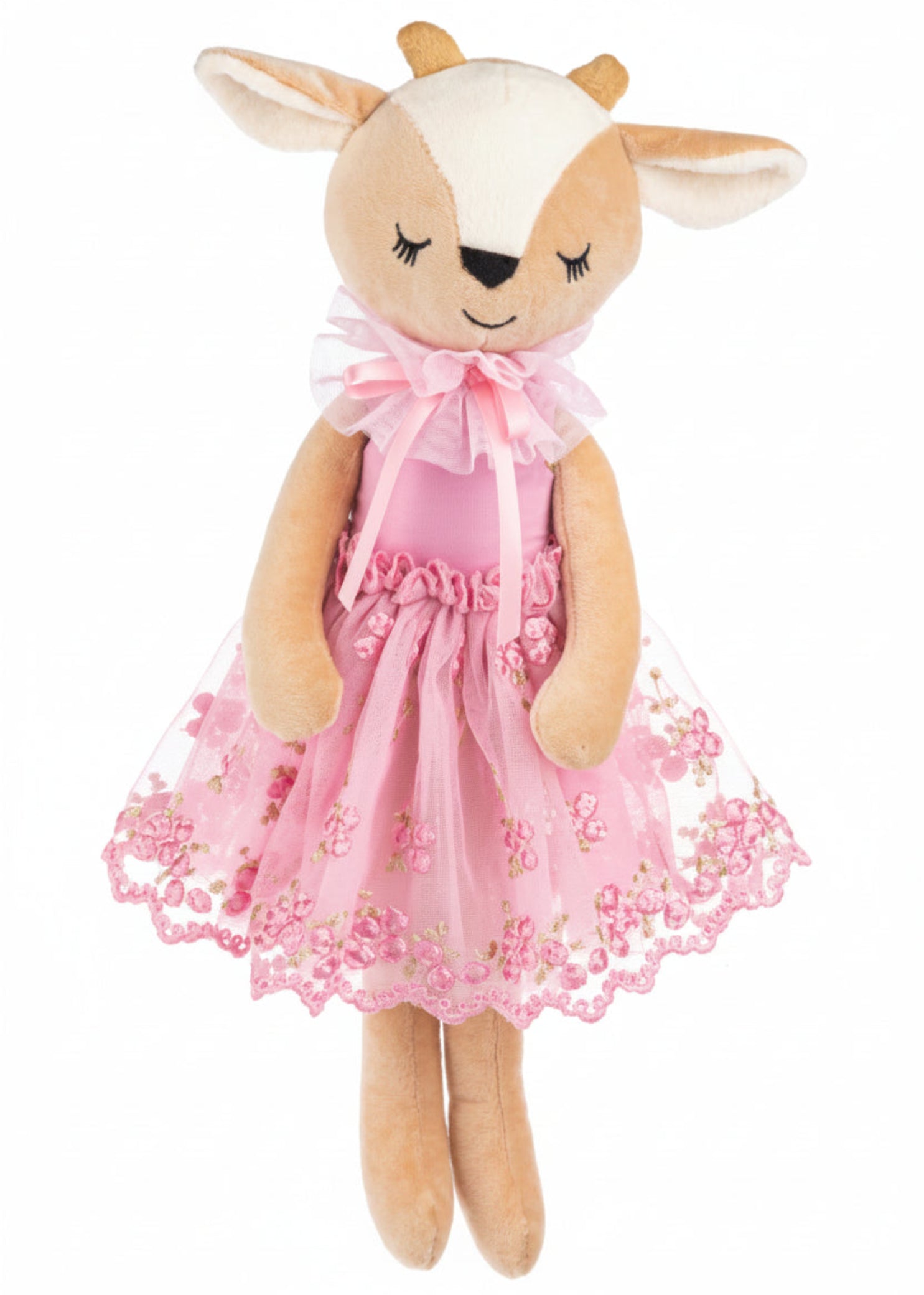 15" Blossom & Bows Woodland Deer front view