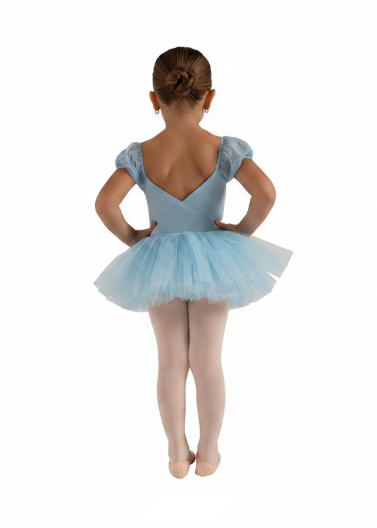 Heavenly Tutu Dress Light Blue back view