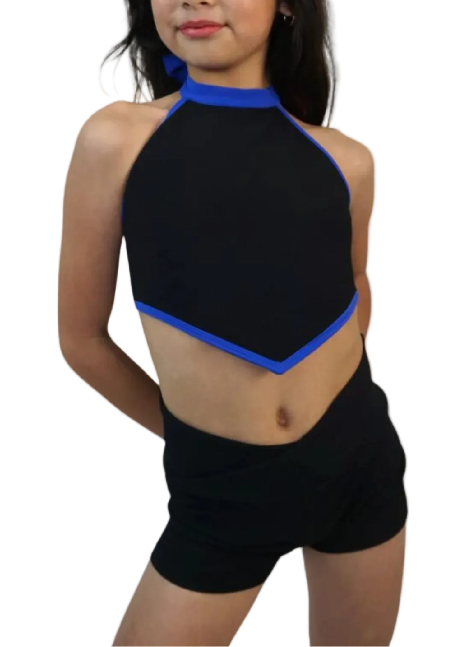 V-Shorts Black front view