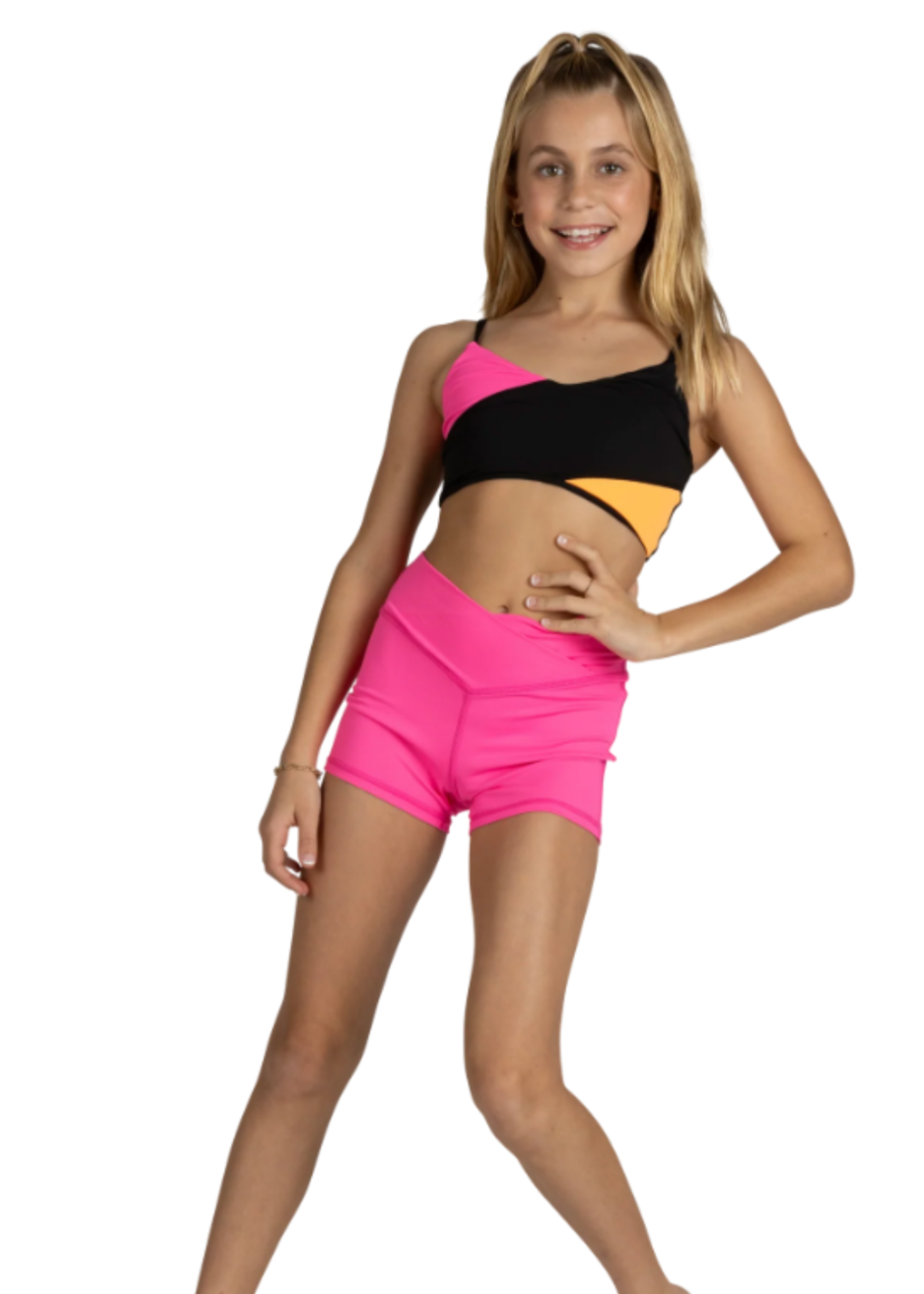 Slice & Dice Top Blacklight Burst front view