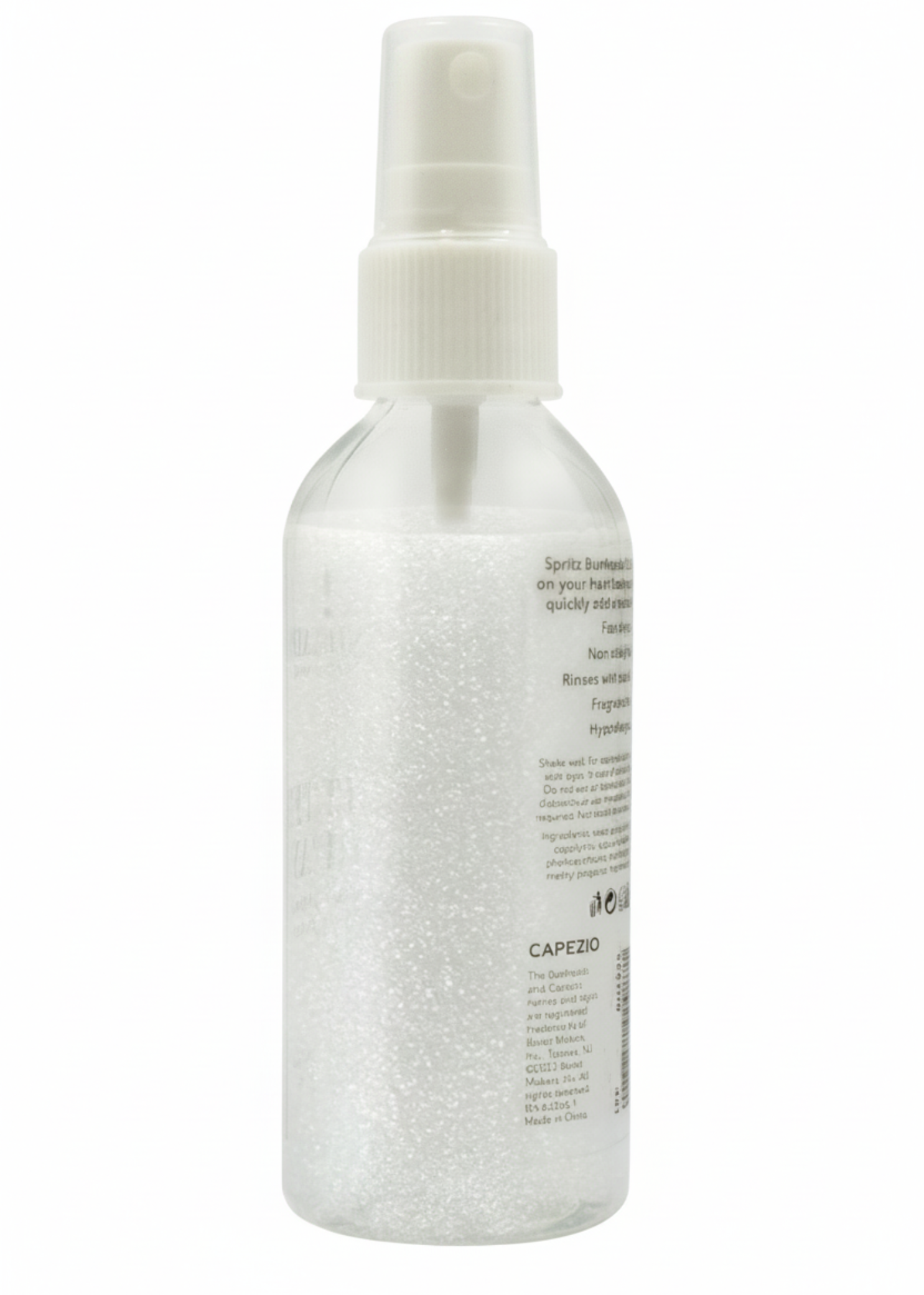 Glitter Spray clear side view