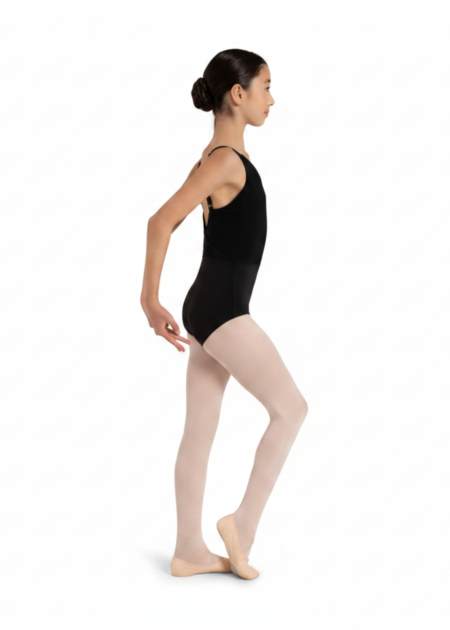 Bliss Cami Leotard Black side view