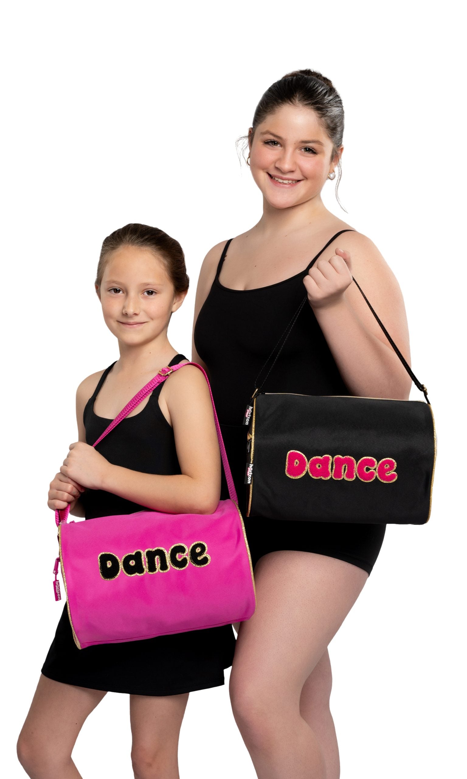 Bubbles Duffel pink and black lifestyle