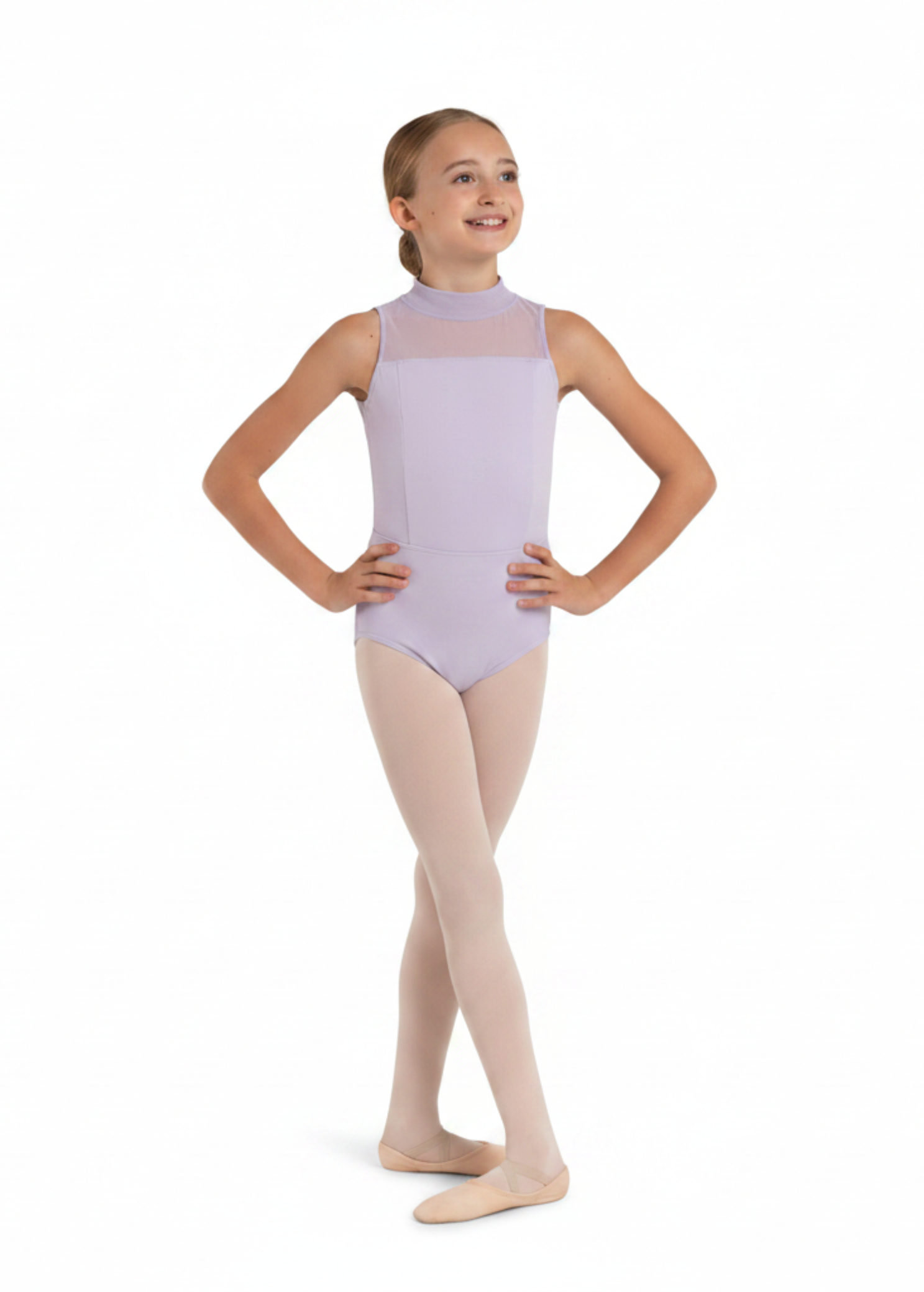Starry Leotard Lavender front view