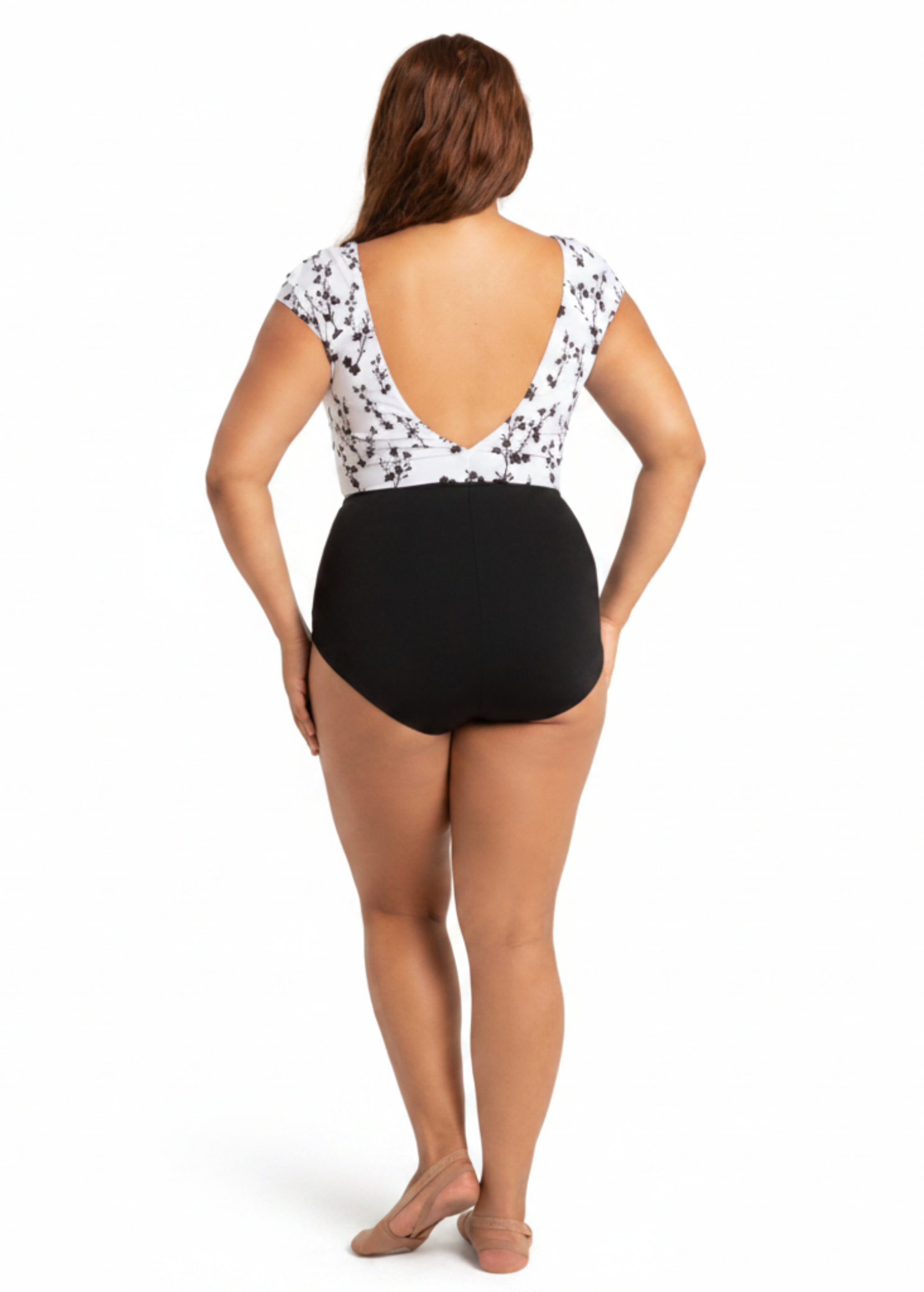 Cascading Floral back view
