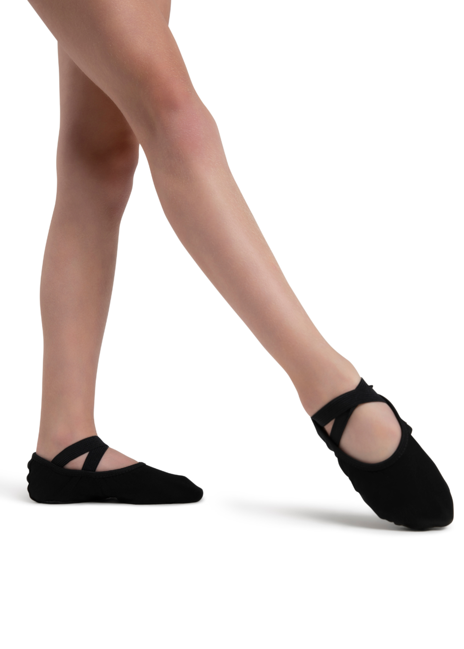 Hanami Canvas Ballet Shoe Black lifestyle view 2
