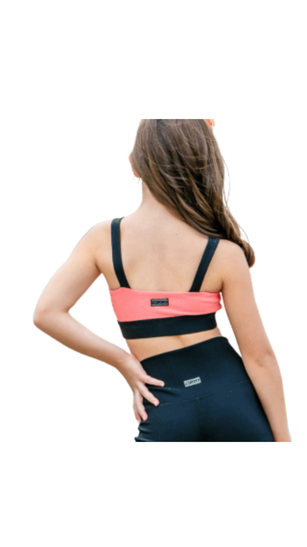 Satsuma Top Black/Melon/Georgia Peach back view