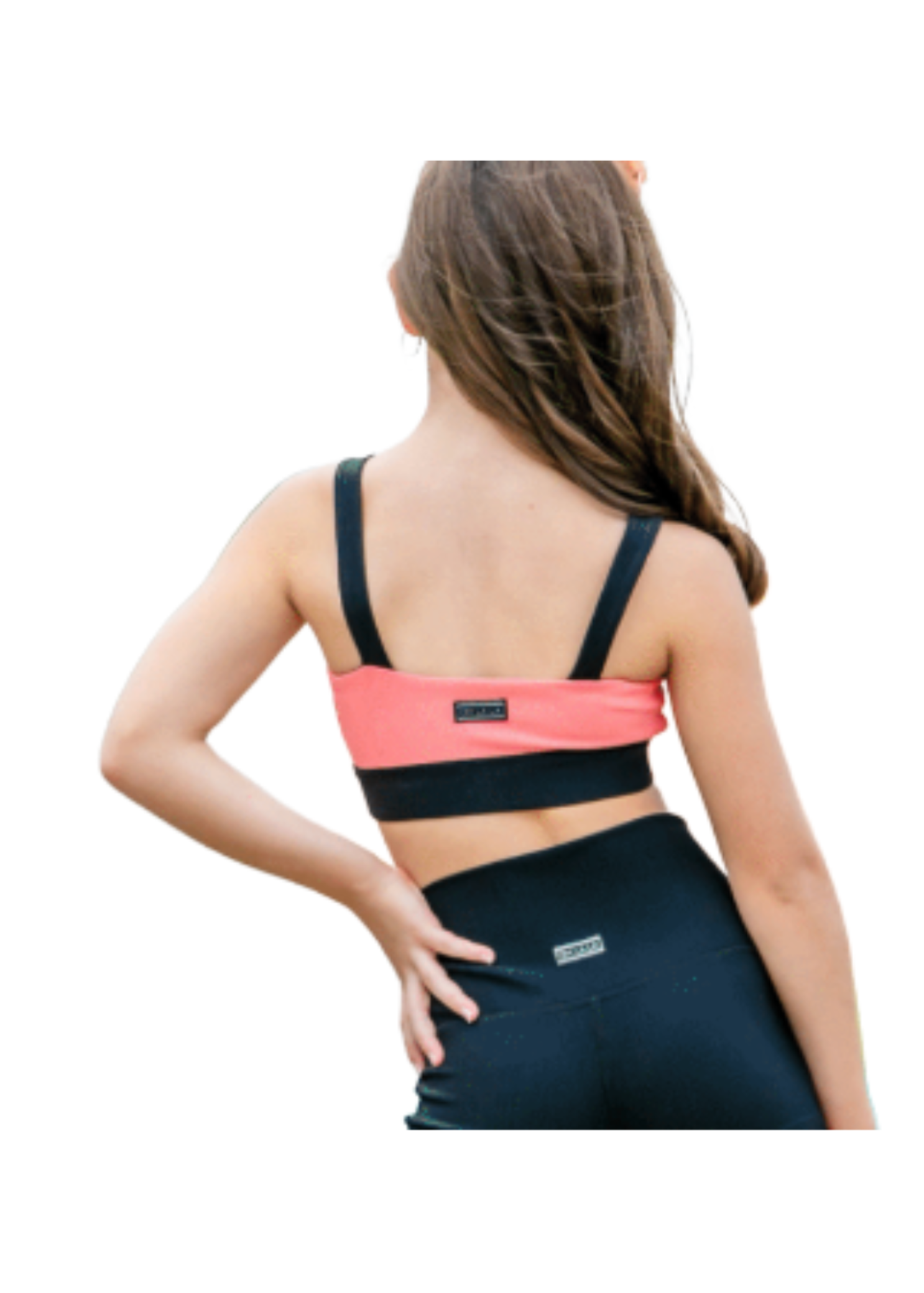 Satsuma Top Black/Melon/Georgia Peach back view