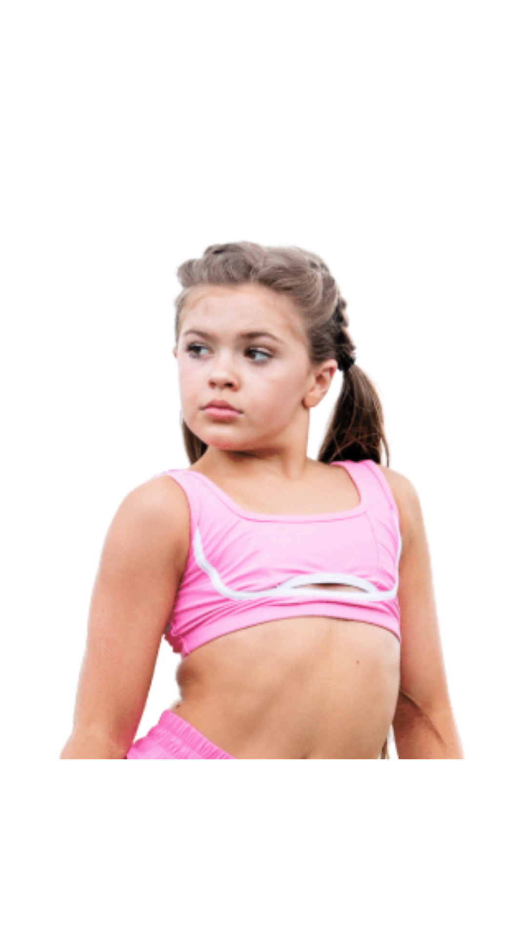 Advantage Top Sachet Pink/White front view