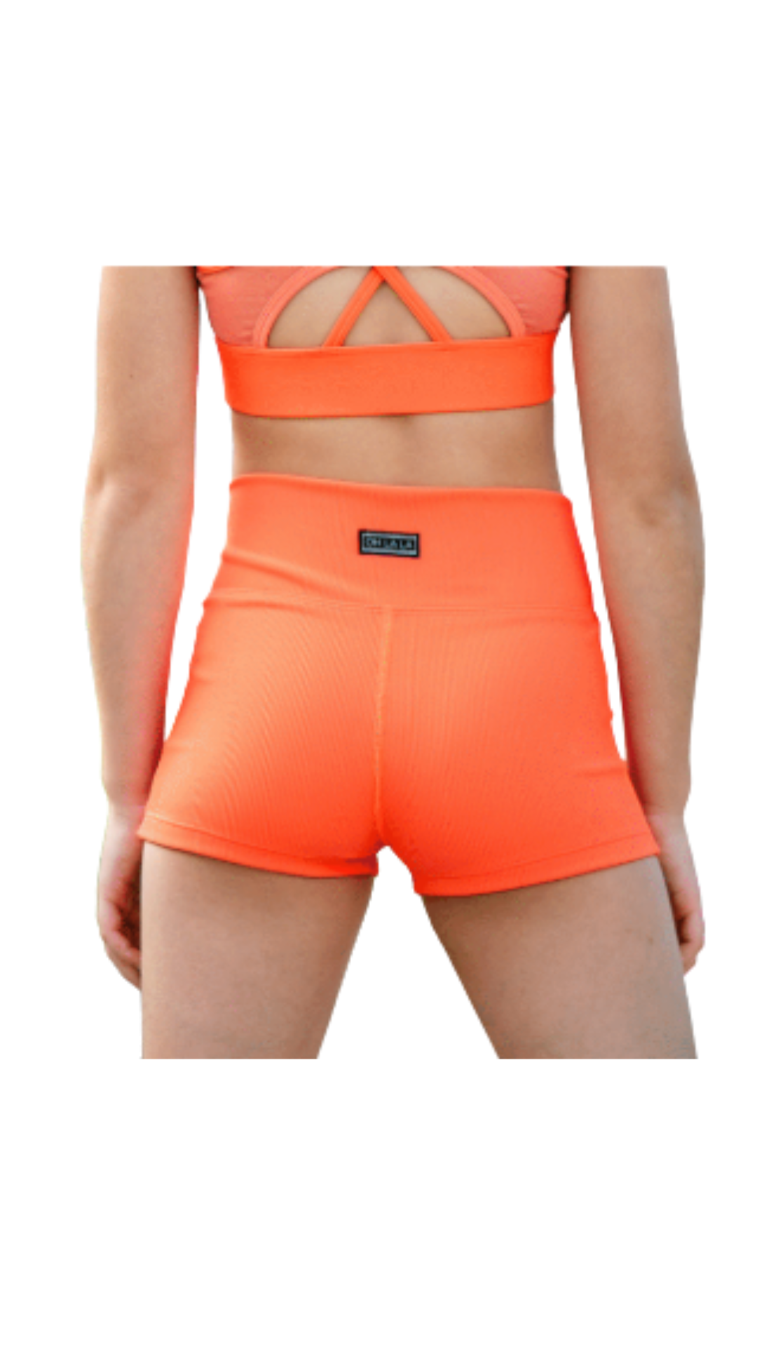 Ava Short Nasturtium back view