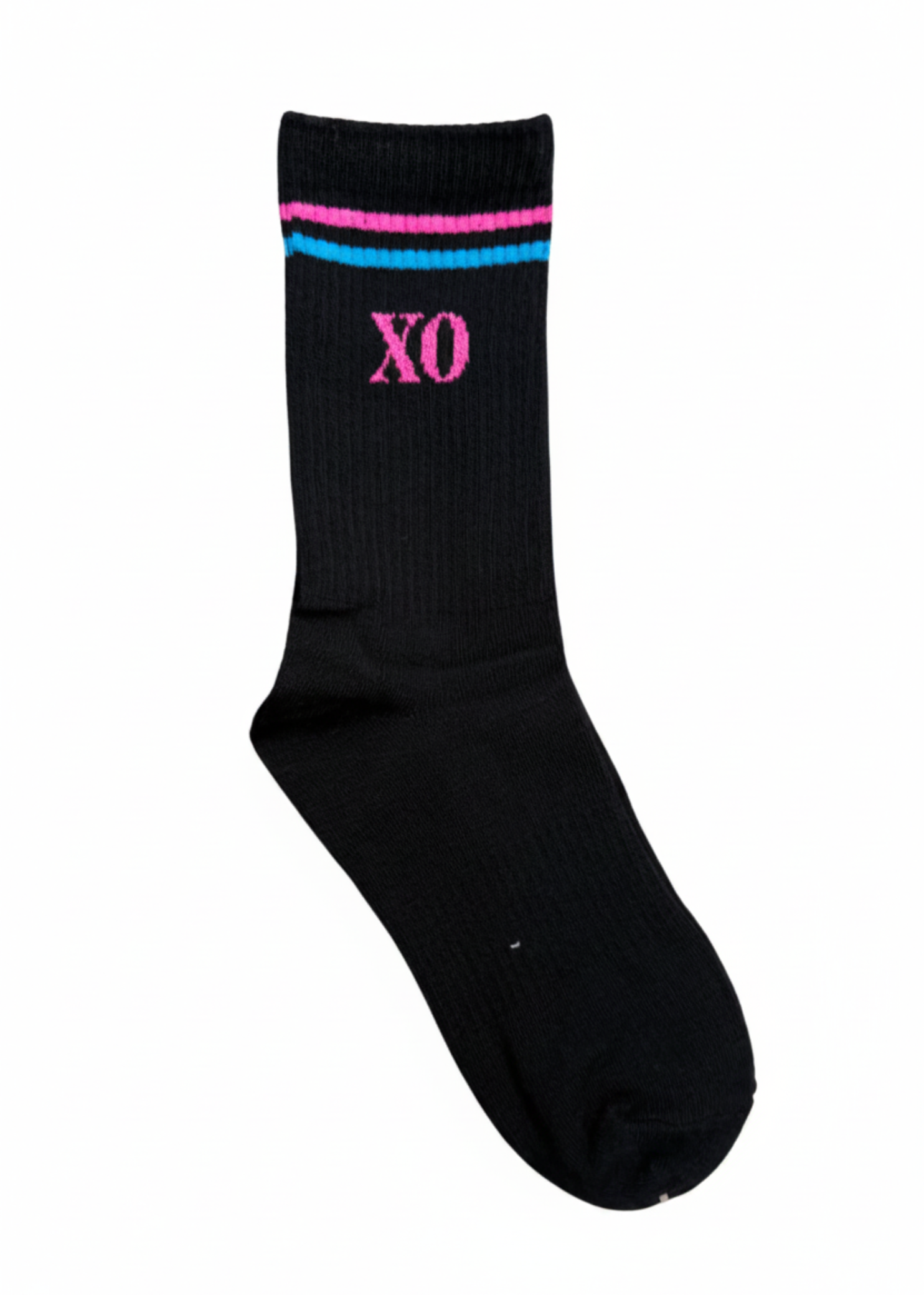 XO Sock Black side view