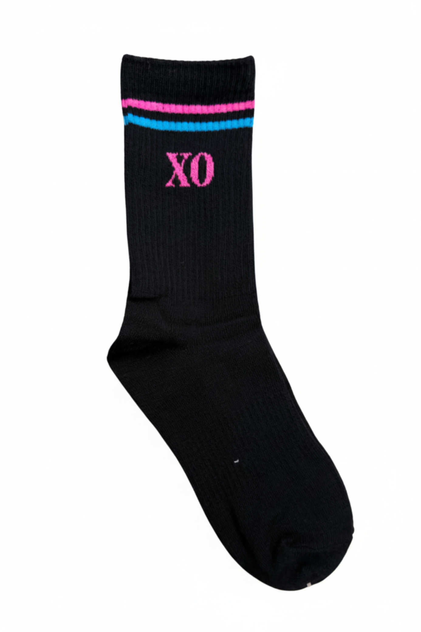 XO Sock Black side view