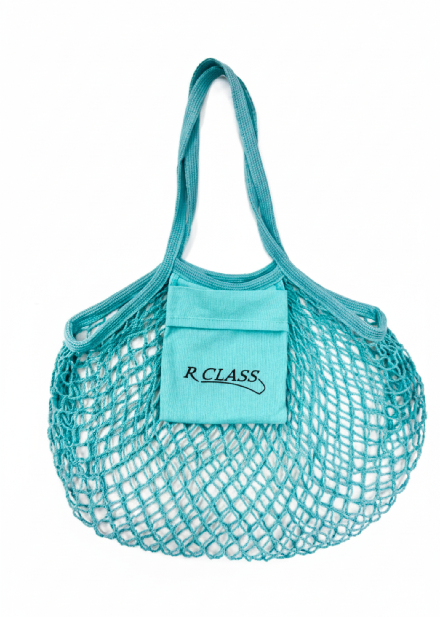 Turquoise Mesh Pointe Shoe Bag