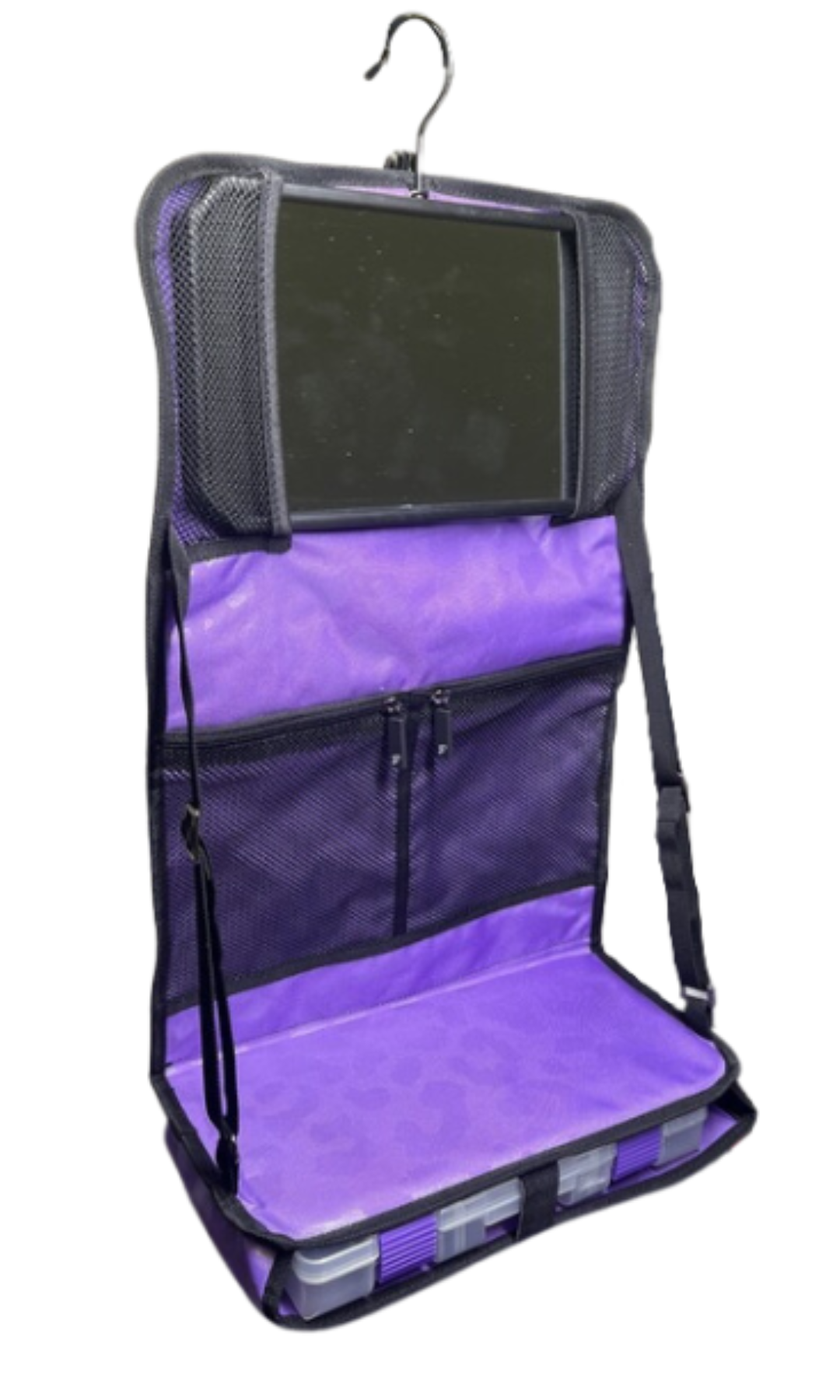 Attitude Hanging Accessory Case leopard purple