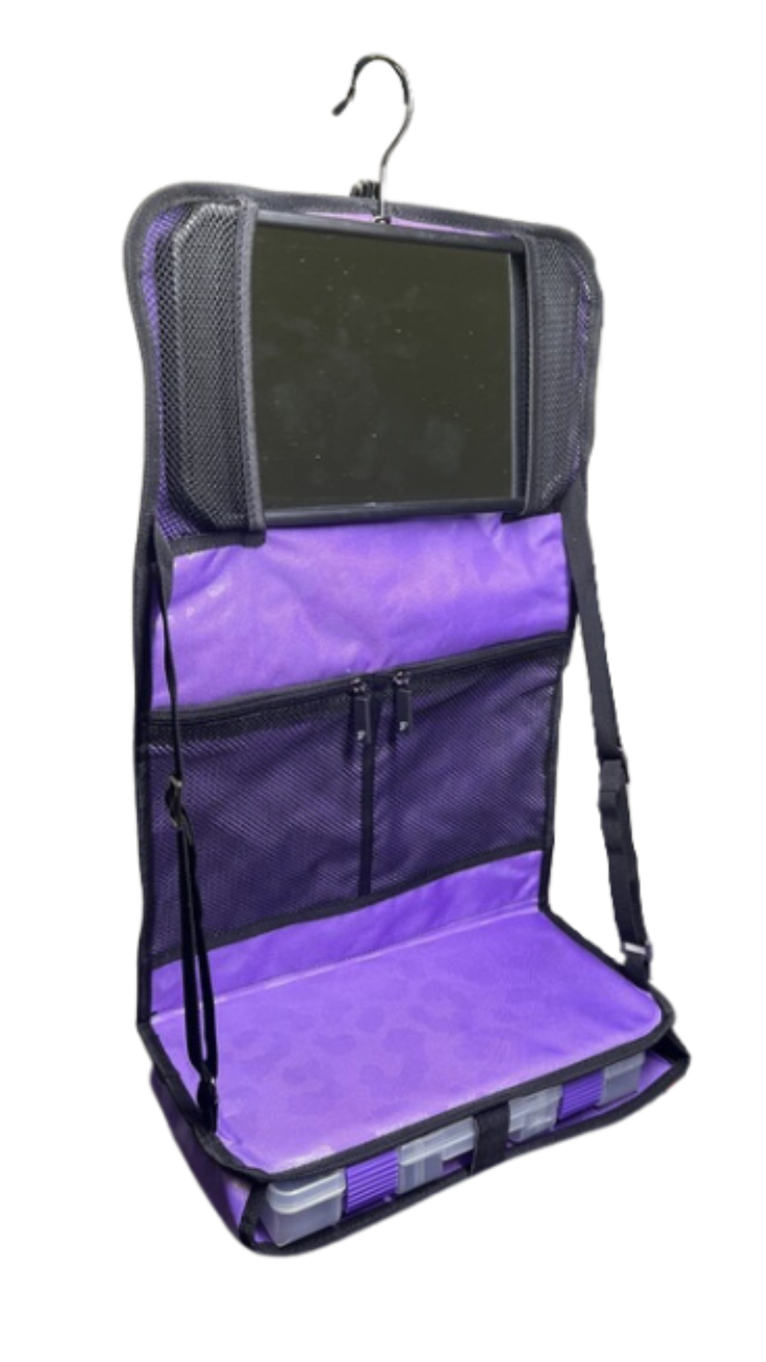 Attitude Hanging Accessory Case leopard purple
