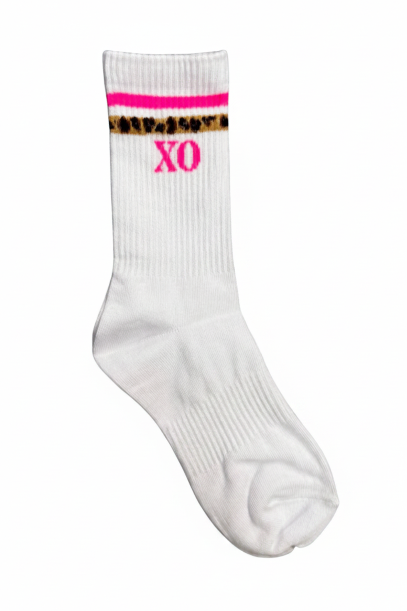 XO Sock White side view