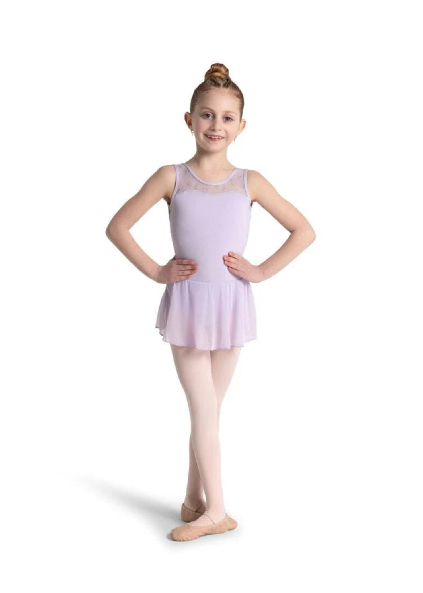 Farfalla Tank Dress Lavender front view