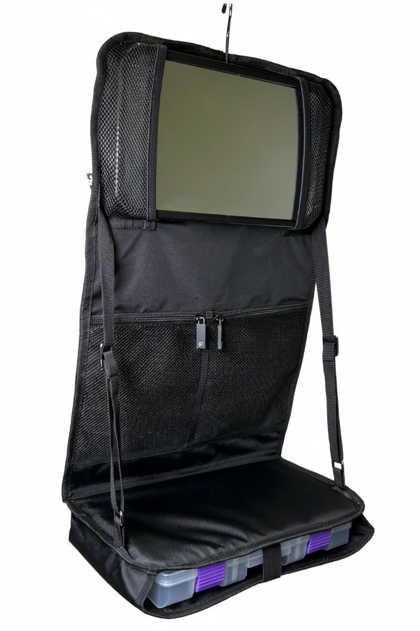 Attitude Hanging Accessory Case Black front view