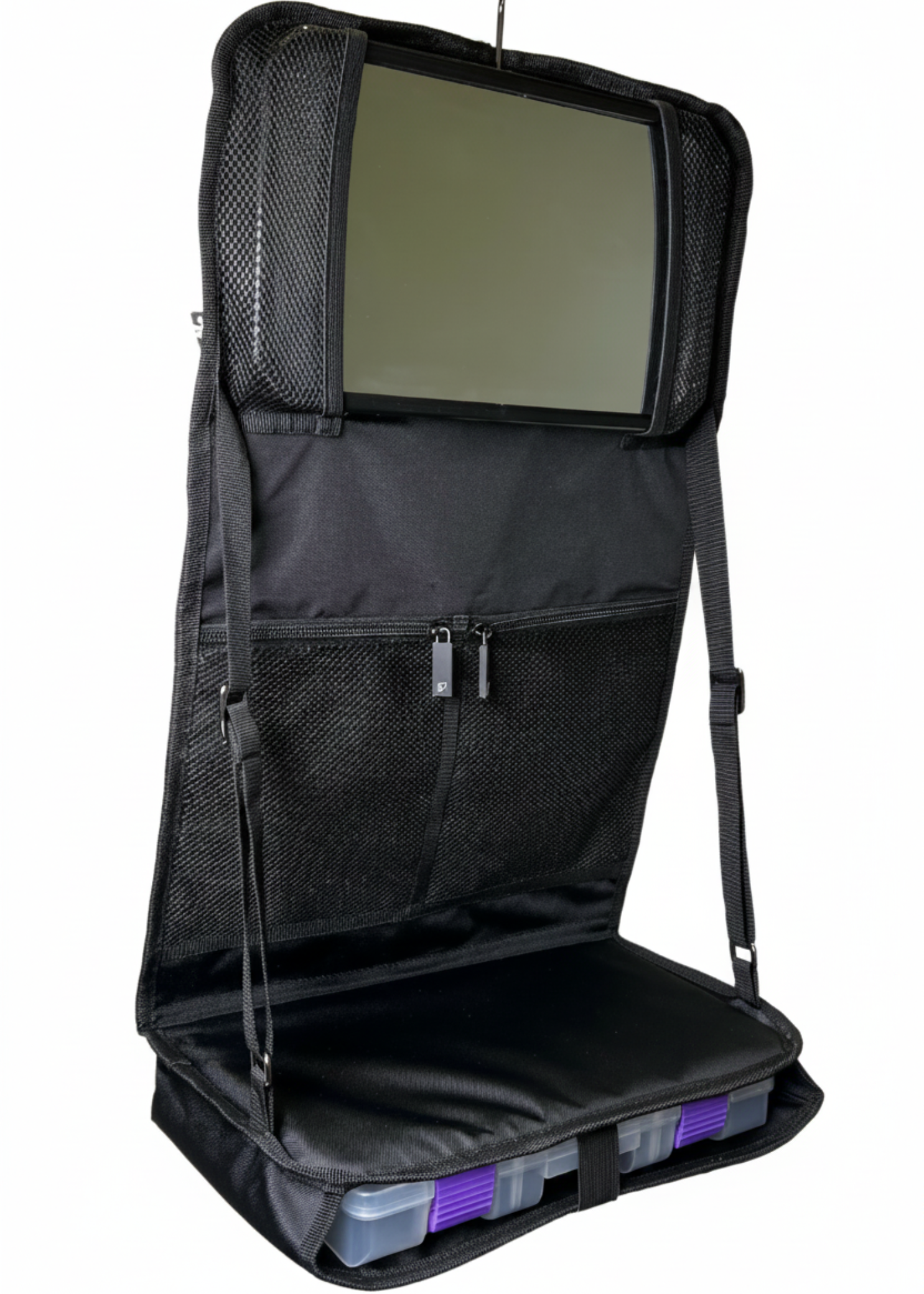 Attitude Hanging Accessory Case Black front view