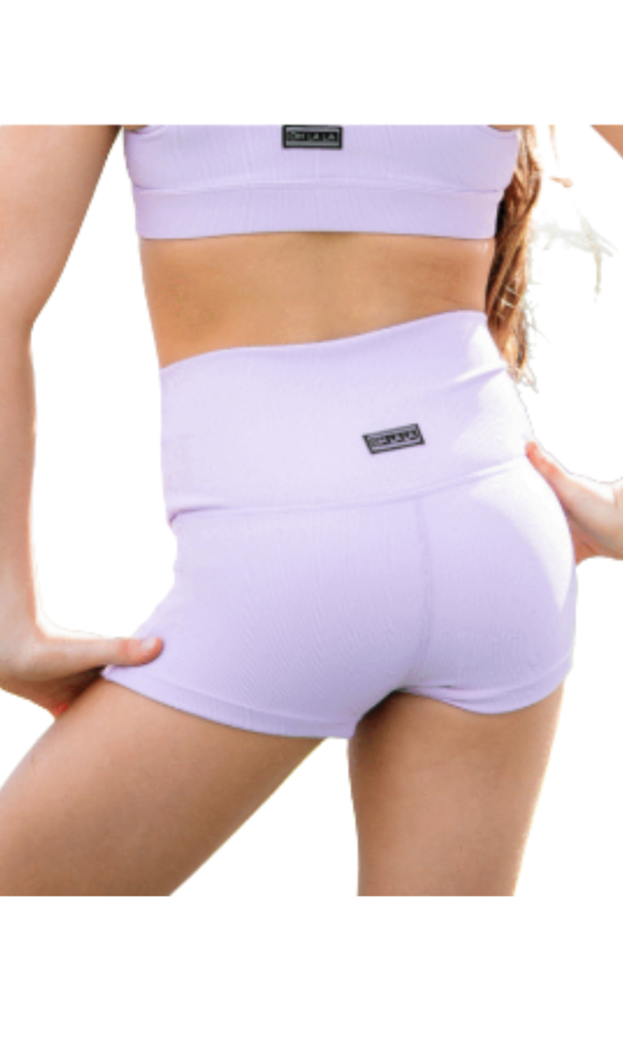 Alex Short Pastel Lilac back view
