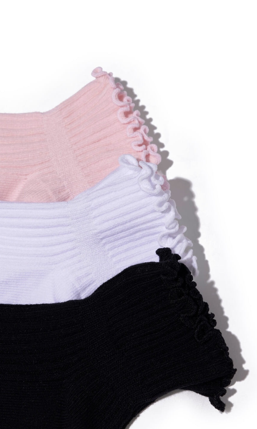 Scalloped Edge Sock collection view