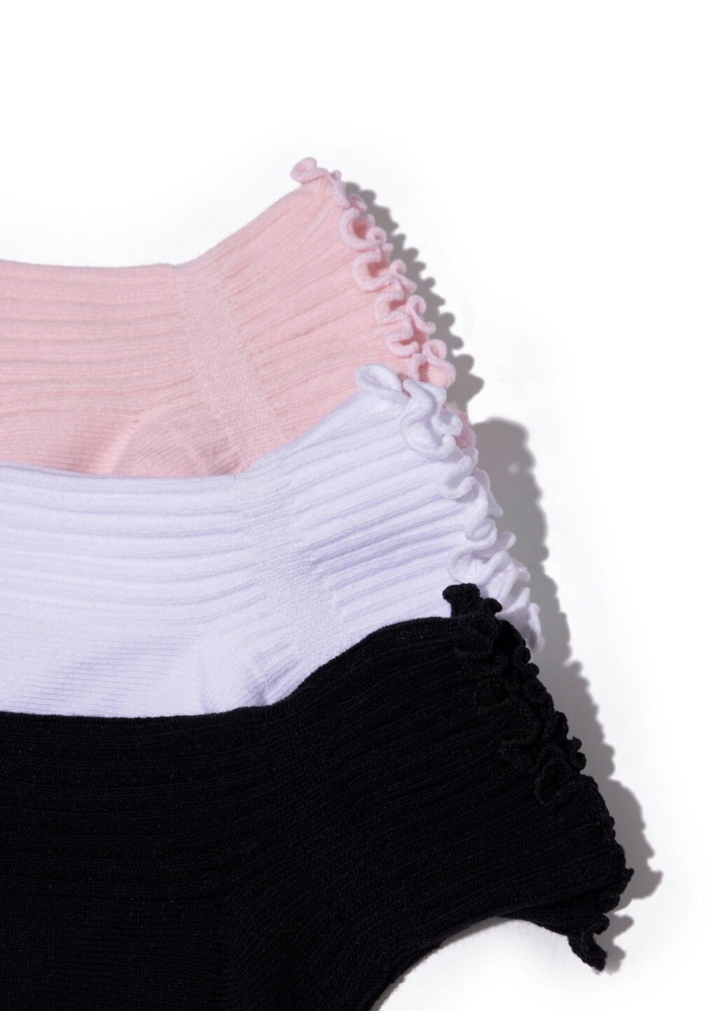 Scalloped Edge Sock collection view