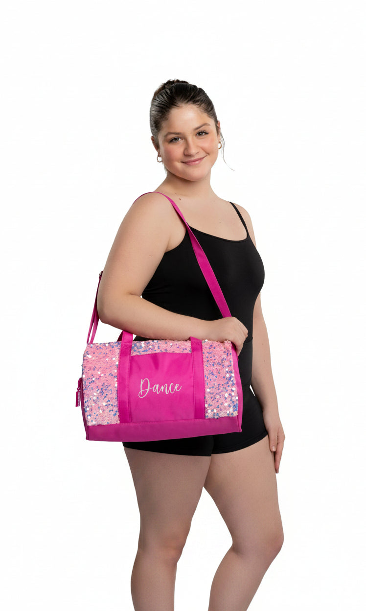 Angela Duffel Pink lifestyle view