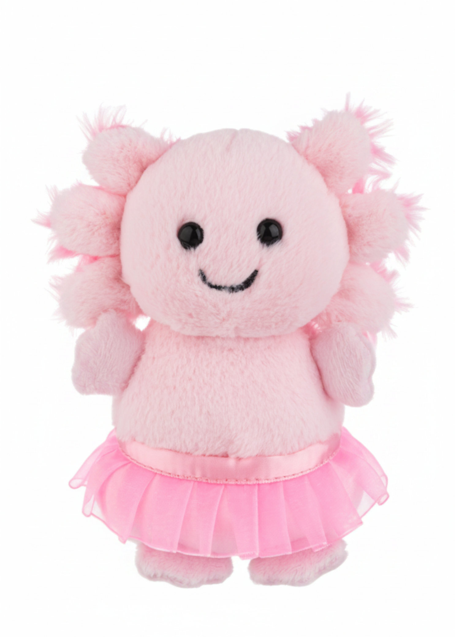 5" Axolotl Ballerina Pink front view