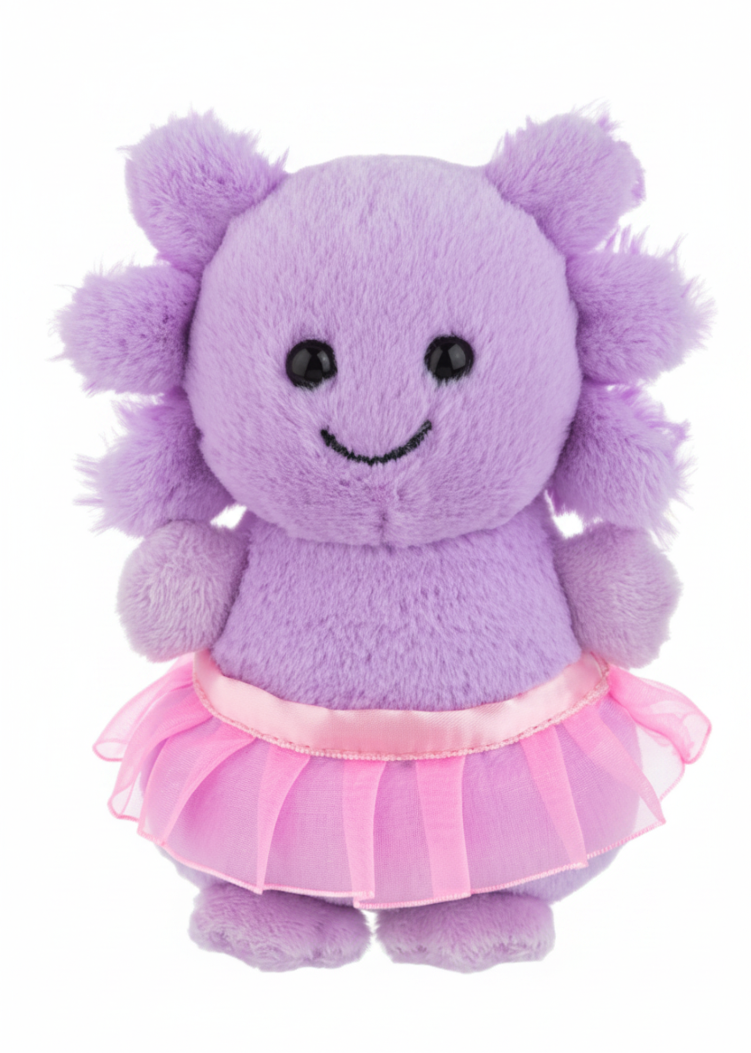 5" Axolotl Ballerina Purple front view