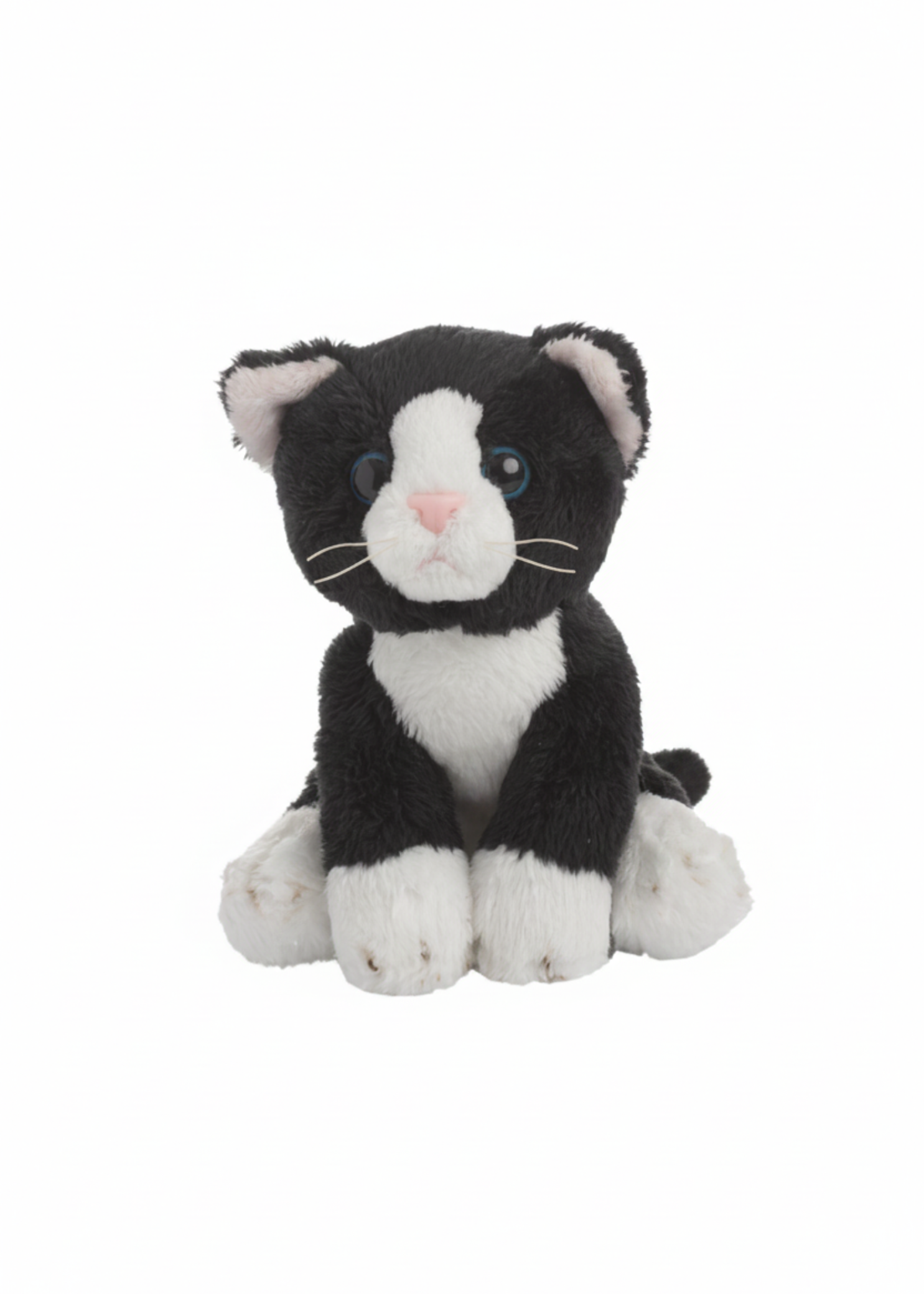 5" Heritage Mini Cat Black White front view