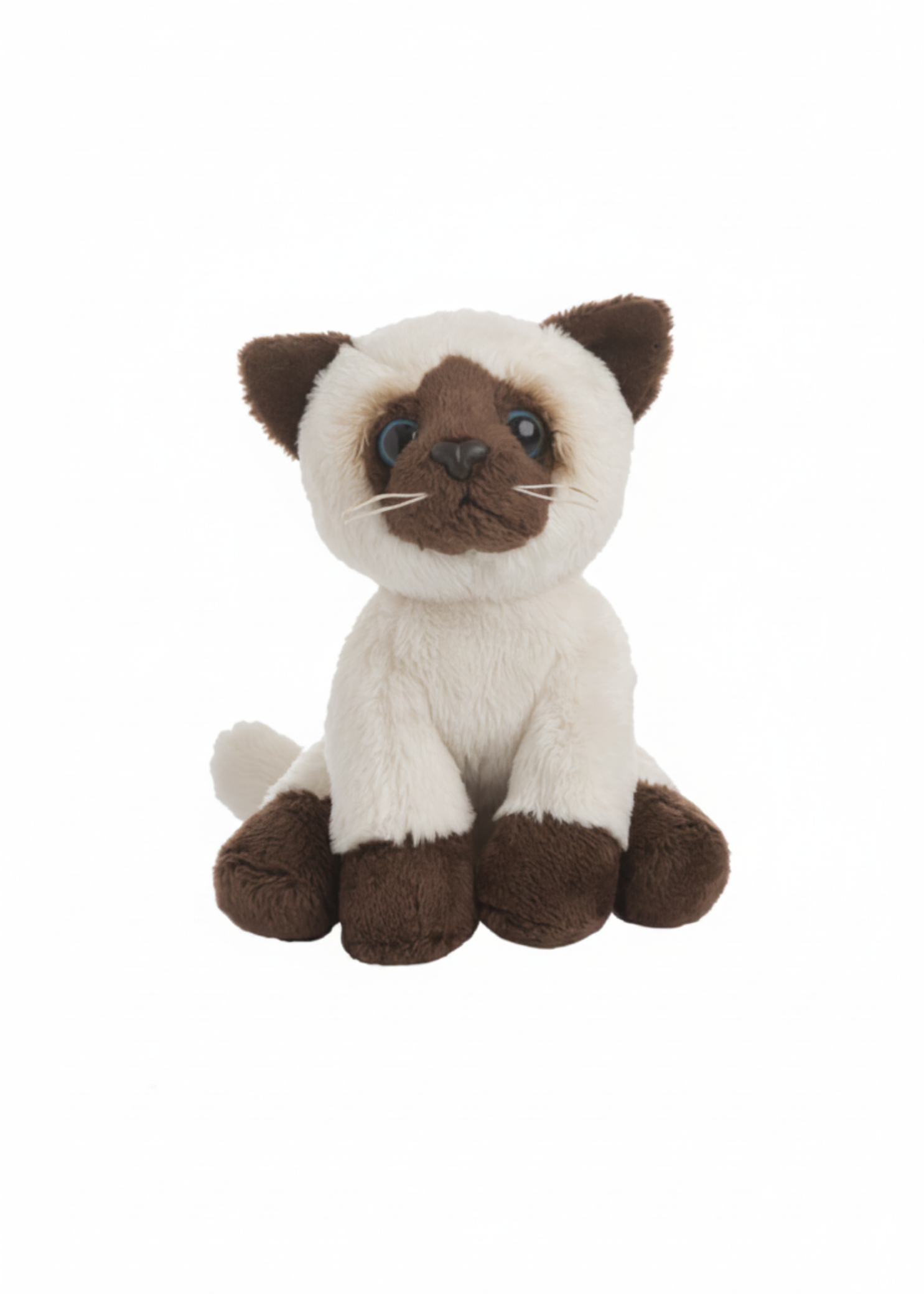 5" Heritage Mini Cat Brown White front view