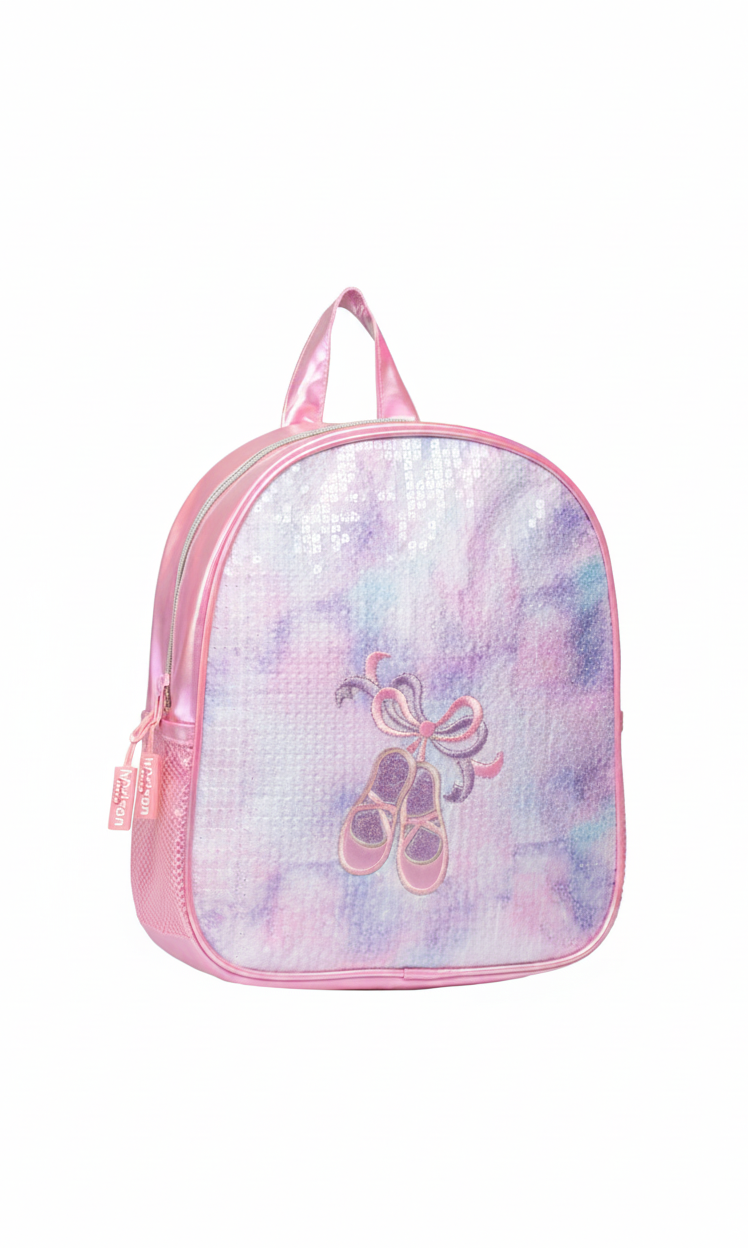 Emily Backpack Pink front view