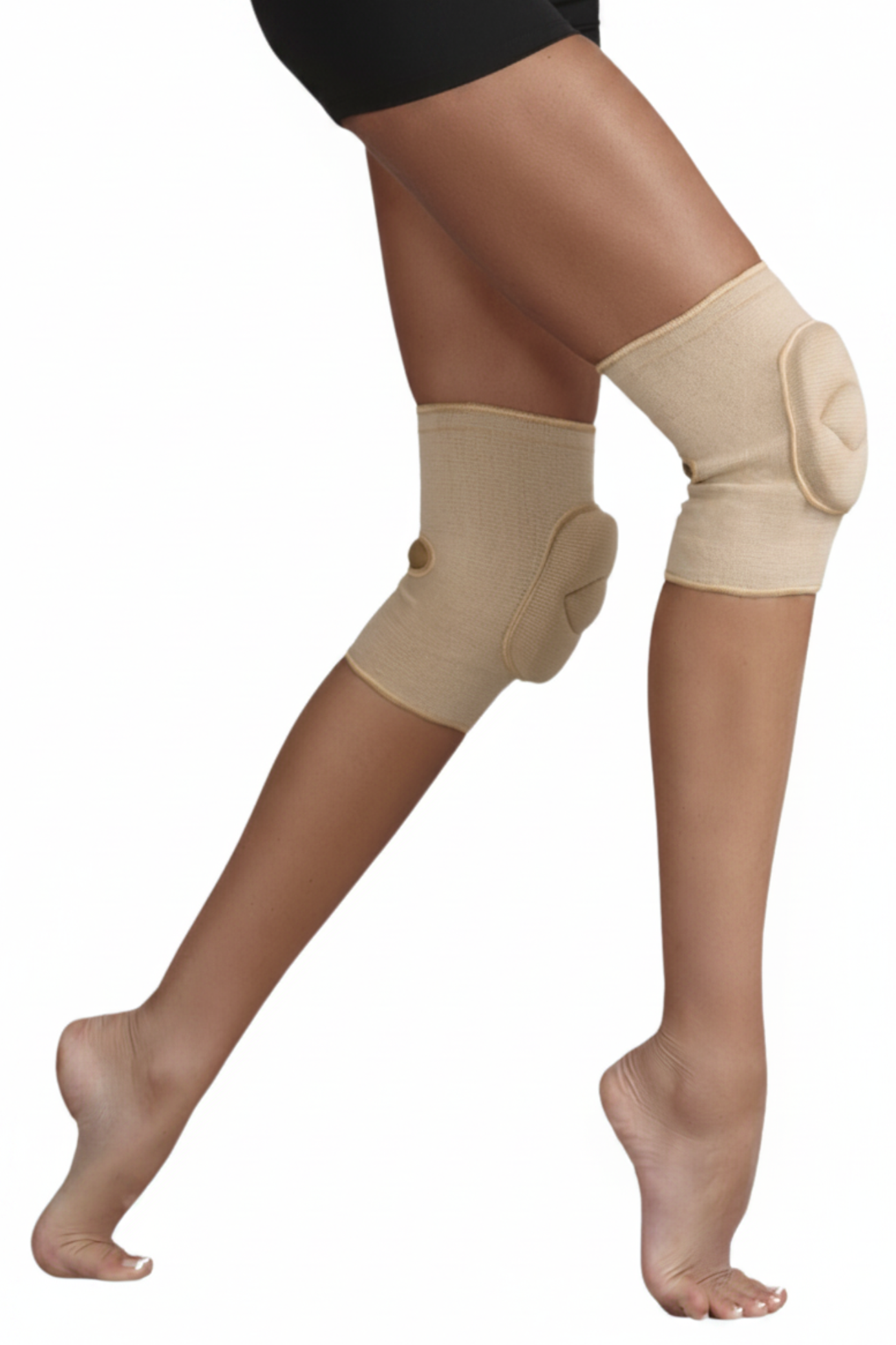 Knee Pads – SHDKNP nude color variant in-use