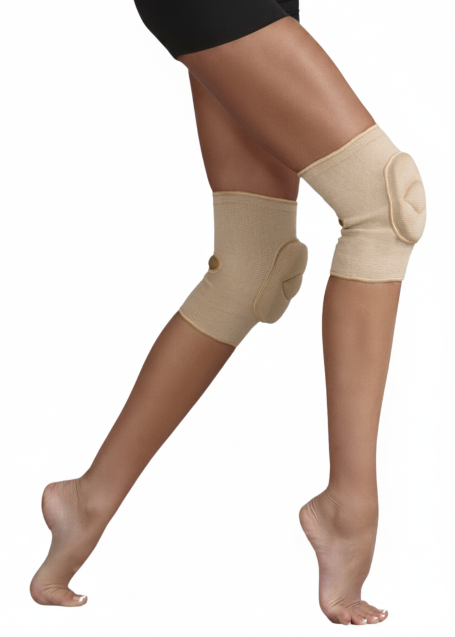 Knee Pads – SHDKNP nude color variant in-use