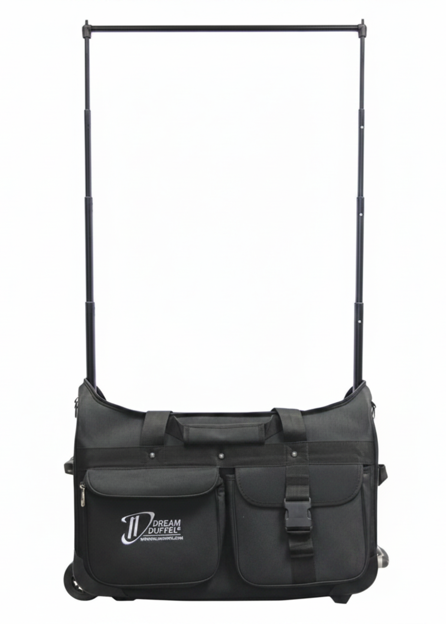 Dream Duffel Black rack extended view