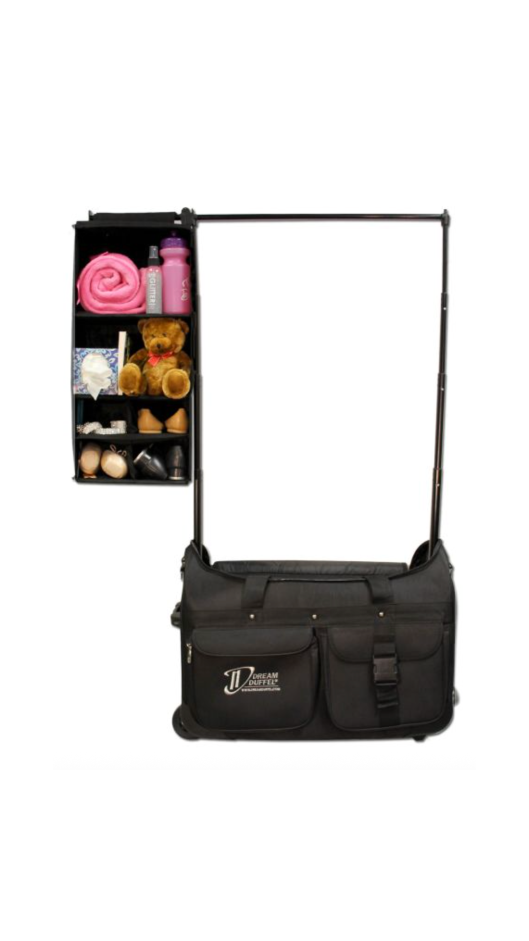 8.5 Inch Garment Rack Extension adding extra hanging space