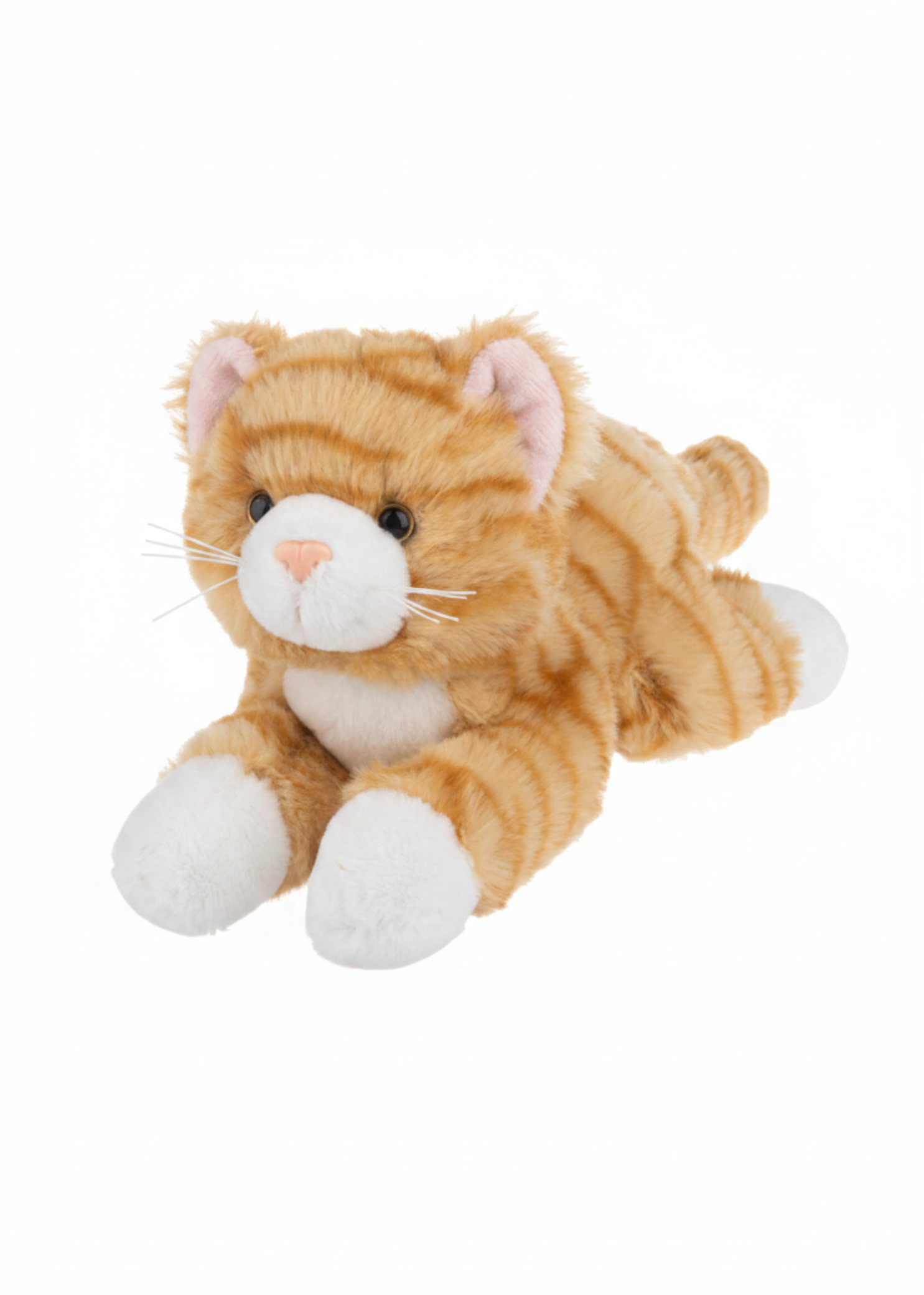 8" Nuzzles Cat Tan front view