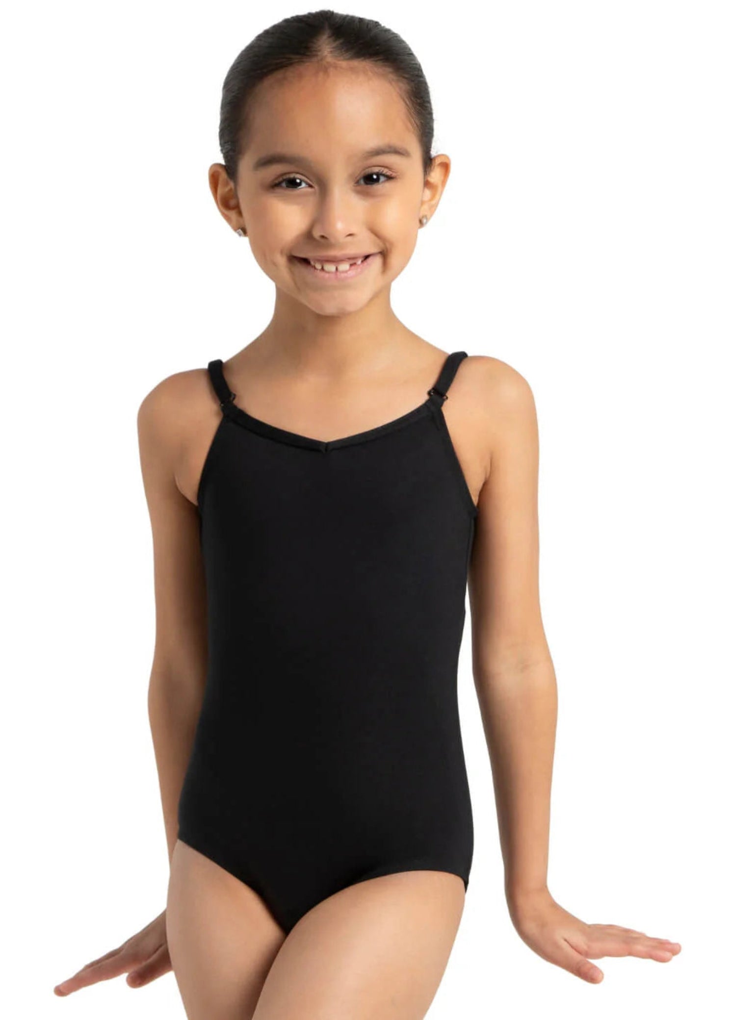 Adjustable Strap Cami Black front view