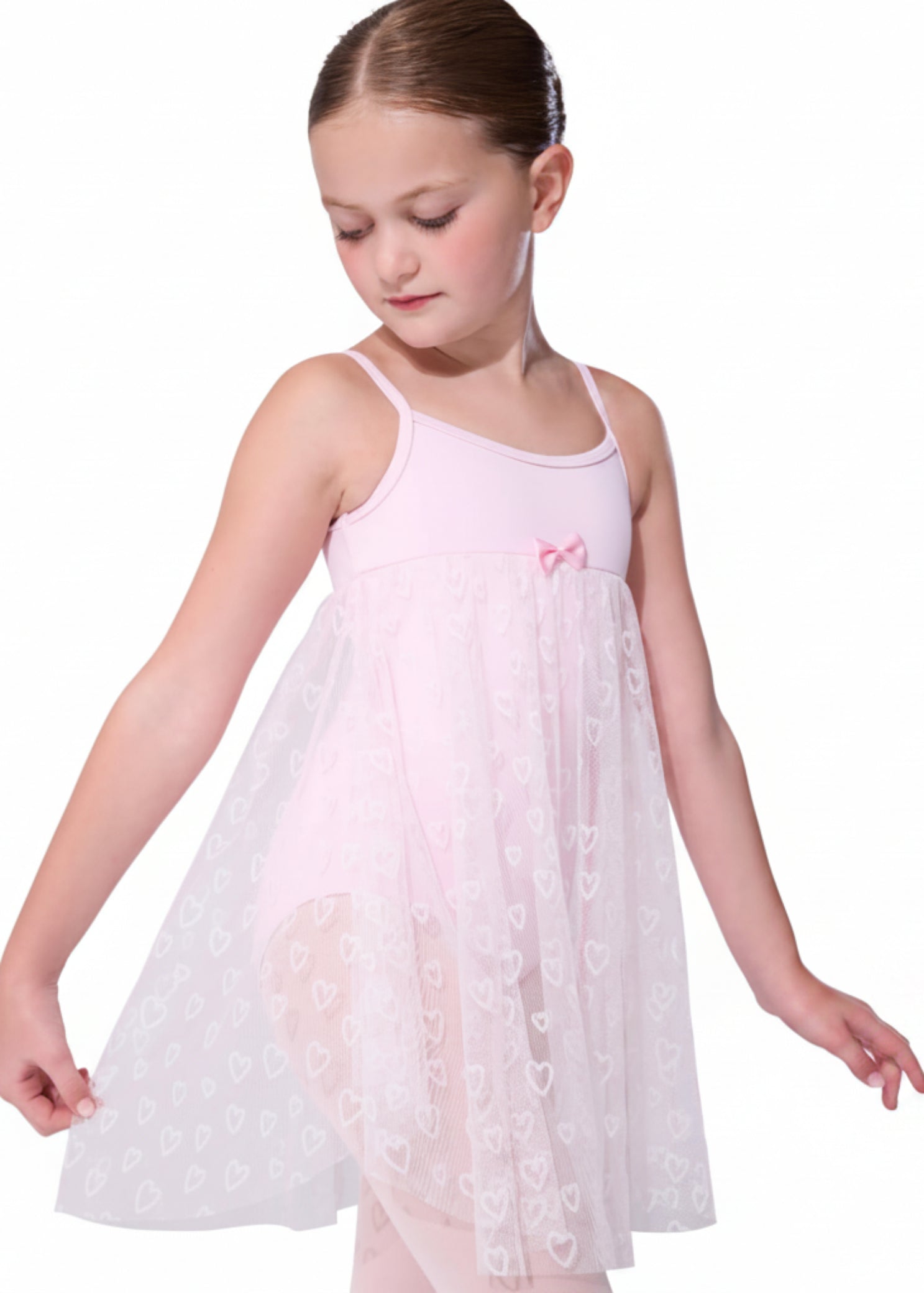 Baby Doll Hearts Dress front view