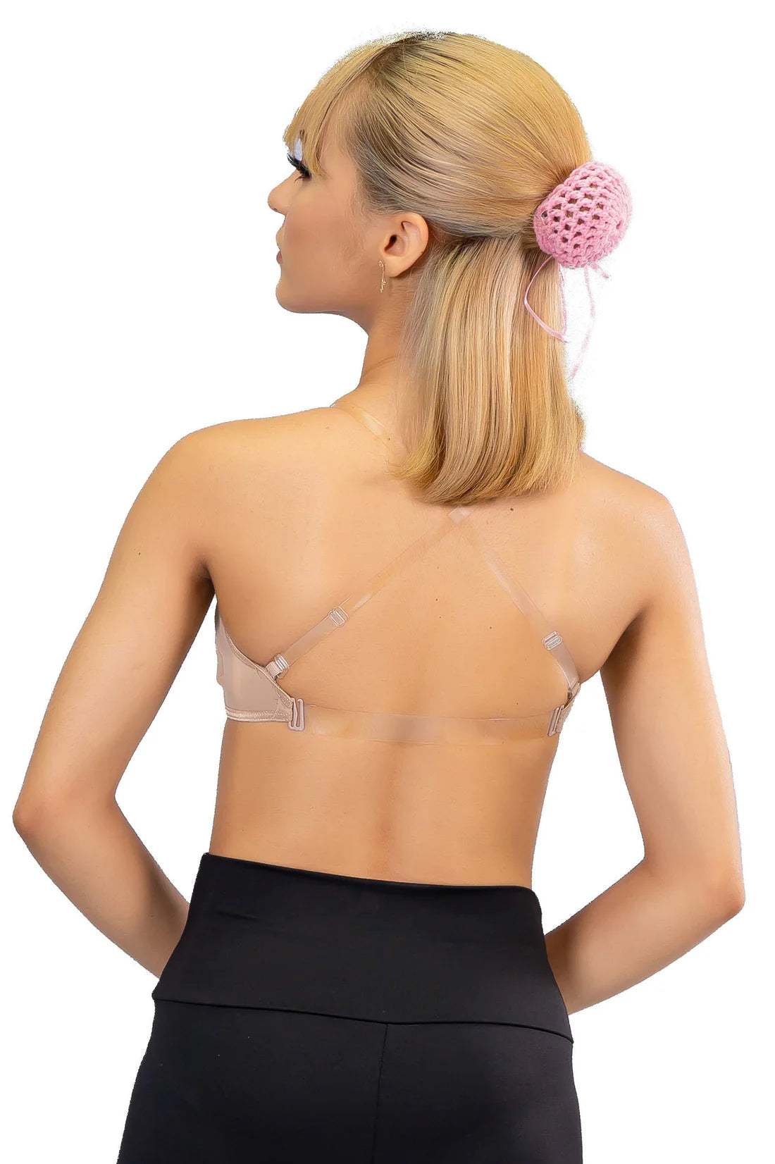 Bandeau Padded Bra Nude back view