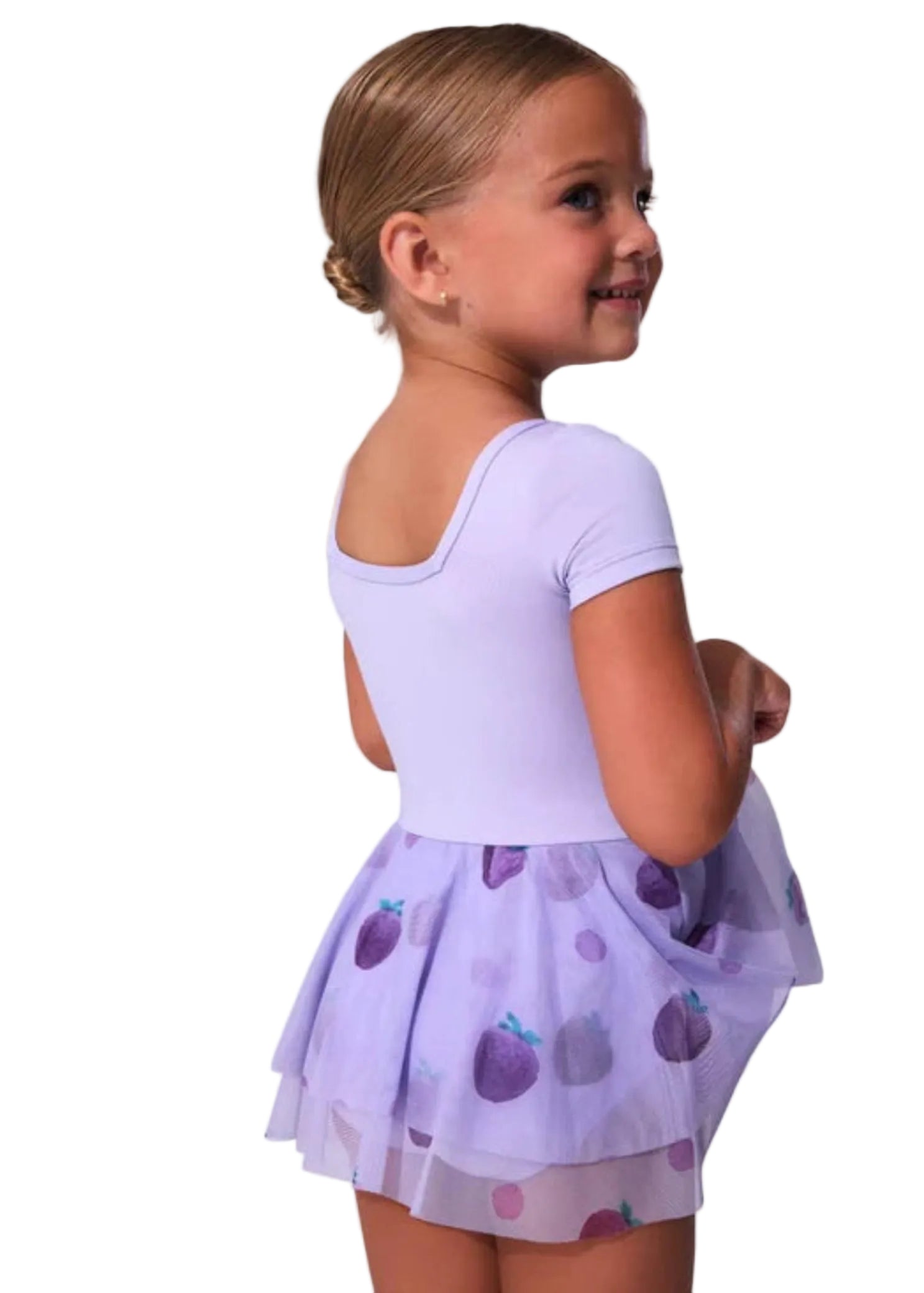 Berry Cute Dress Lavender front view