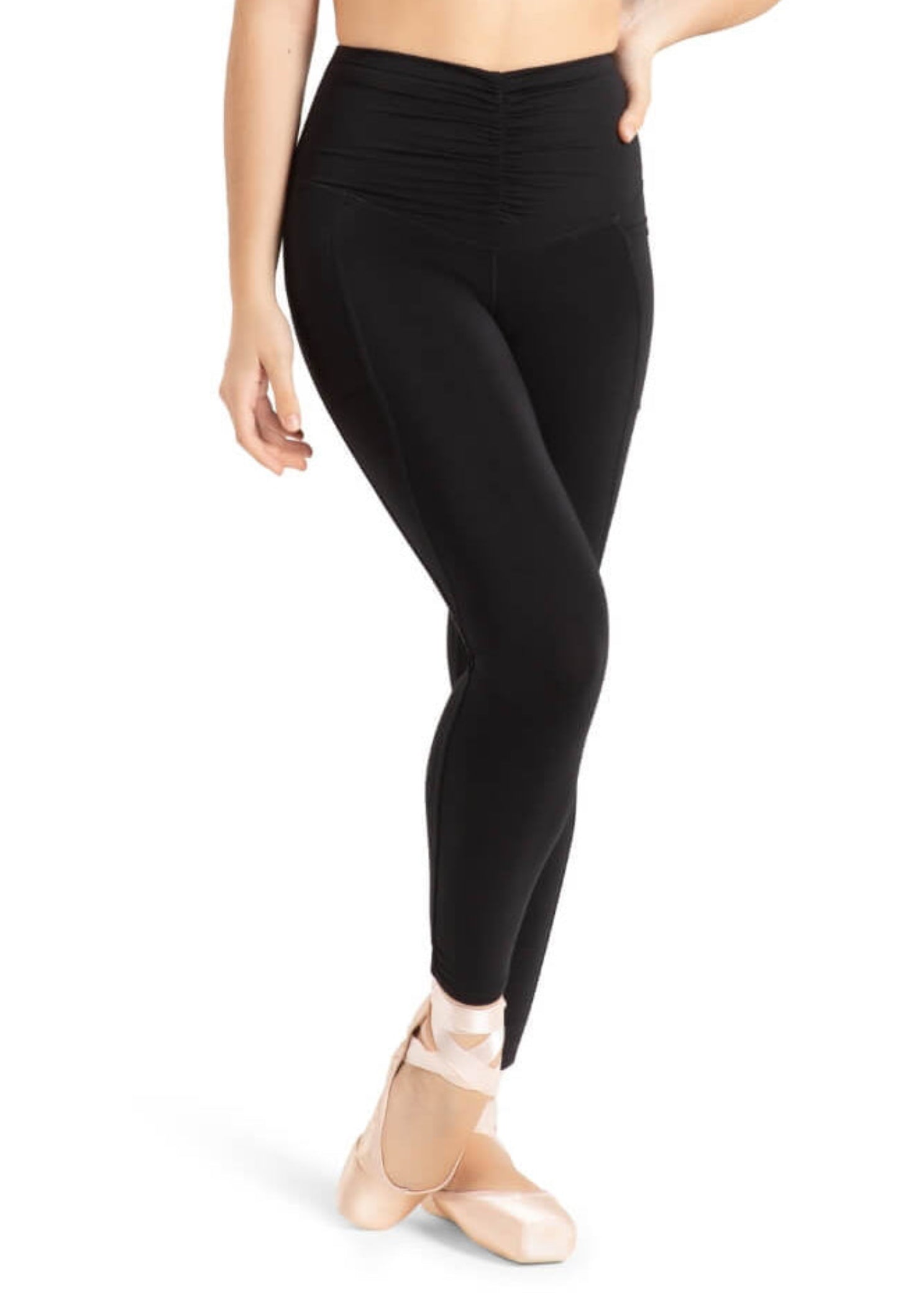 Blossom Legging Black front view