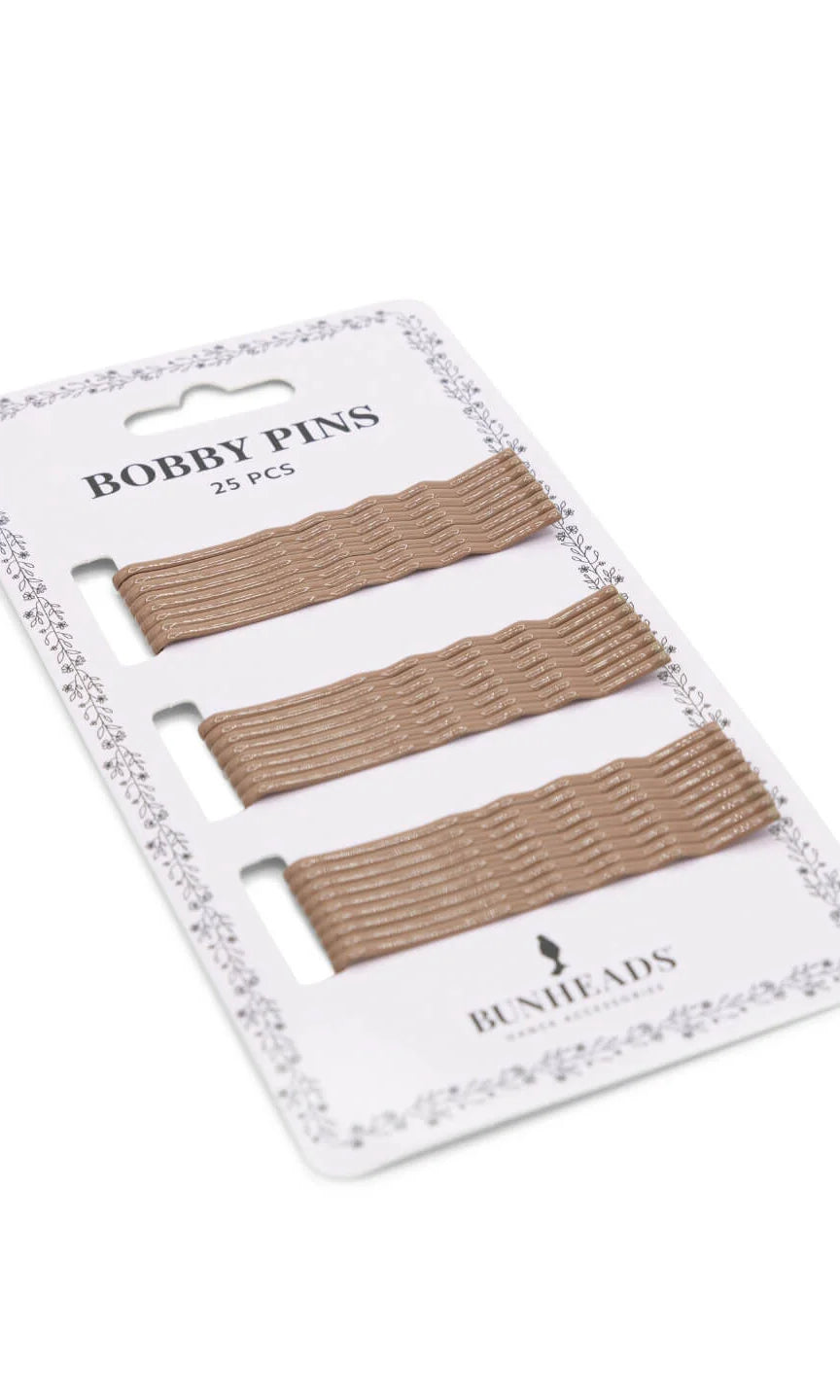 3" Bobby Pins light brown