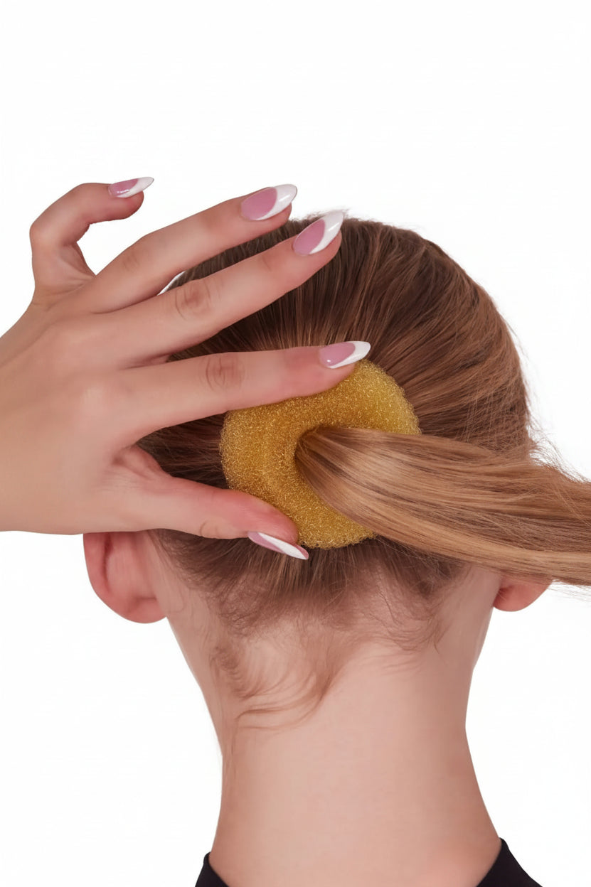 Jr. Bun Builder blonde lifestyle view