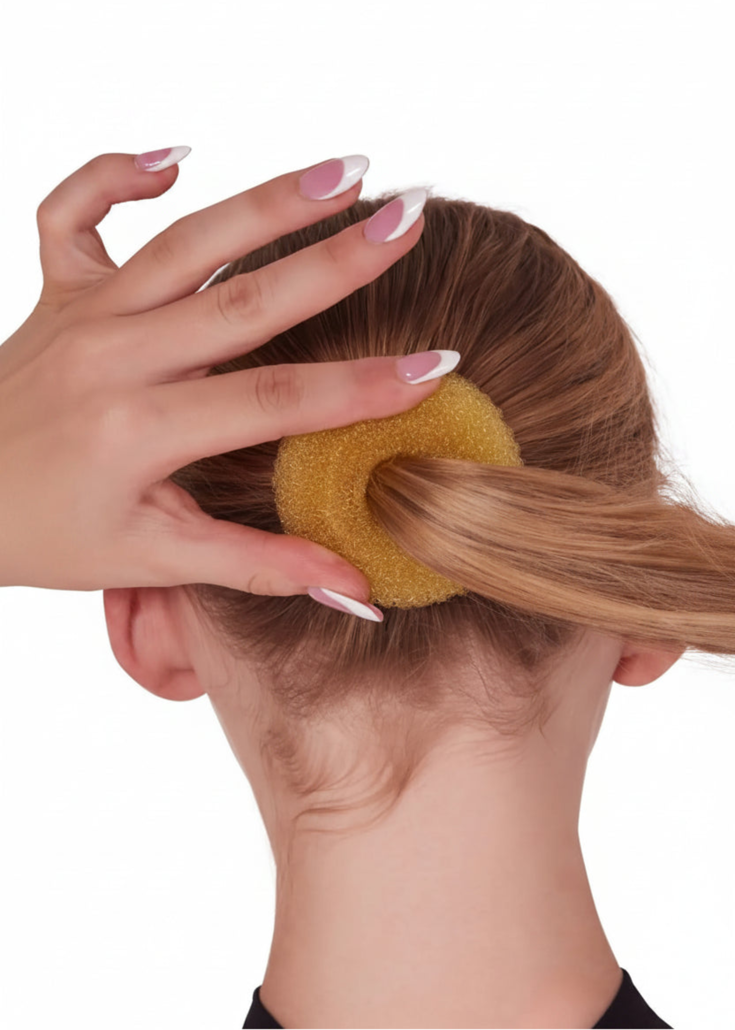 Jr. Bun Builder blonde lifestyle view